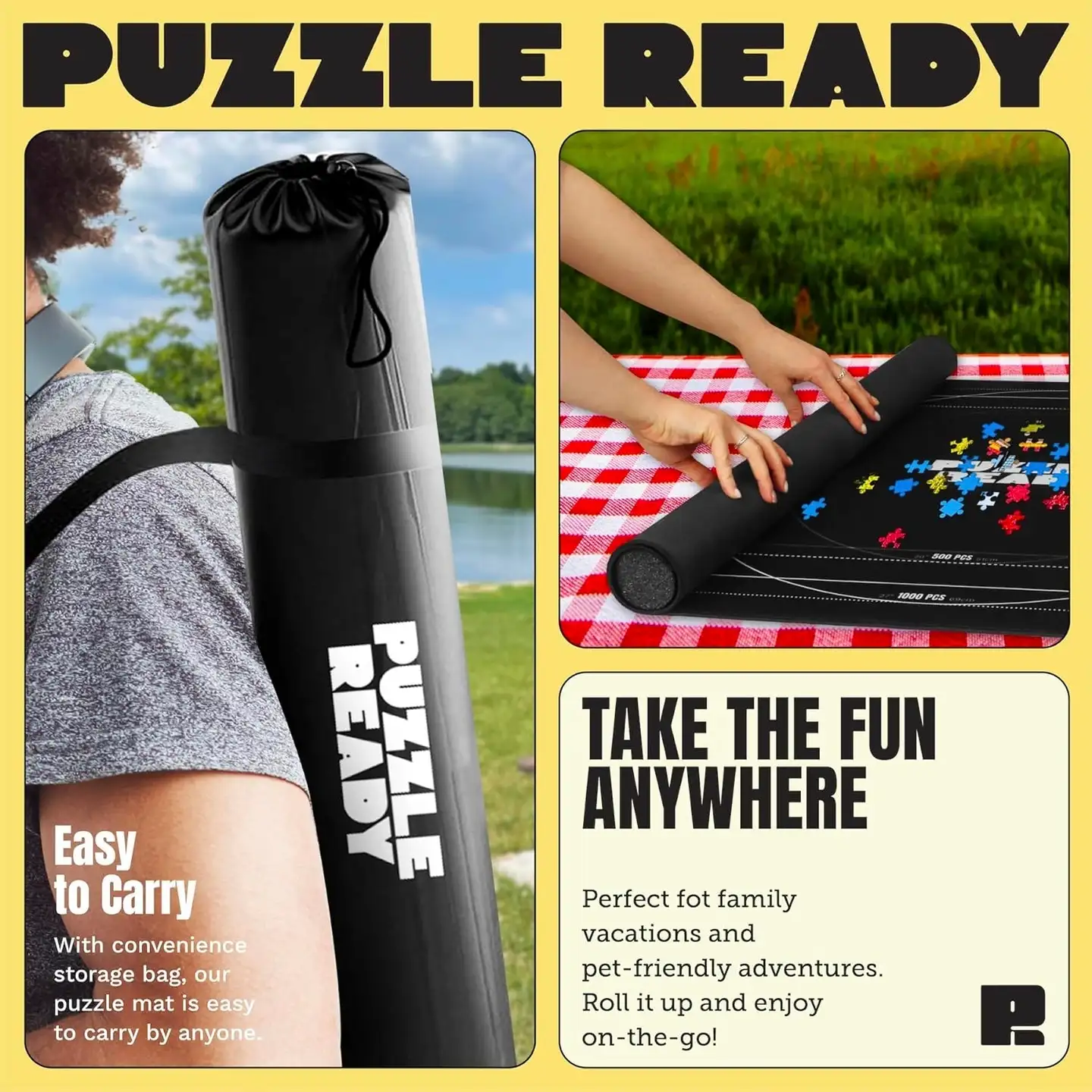 Puzzle Ready Puzzle Roll - Palapelimatto erikokoisille palapeleille - 2