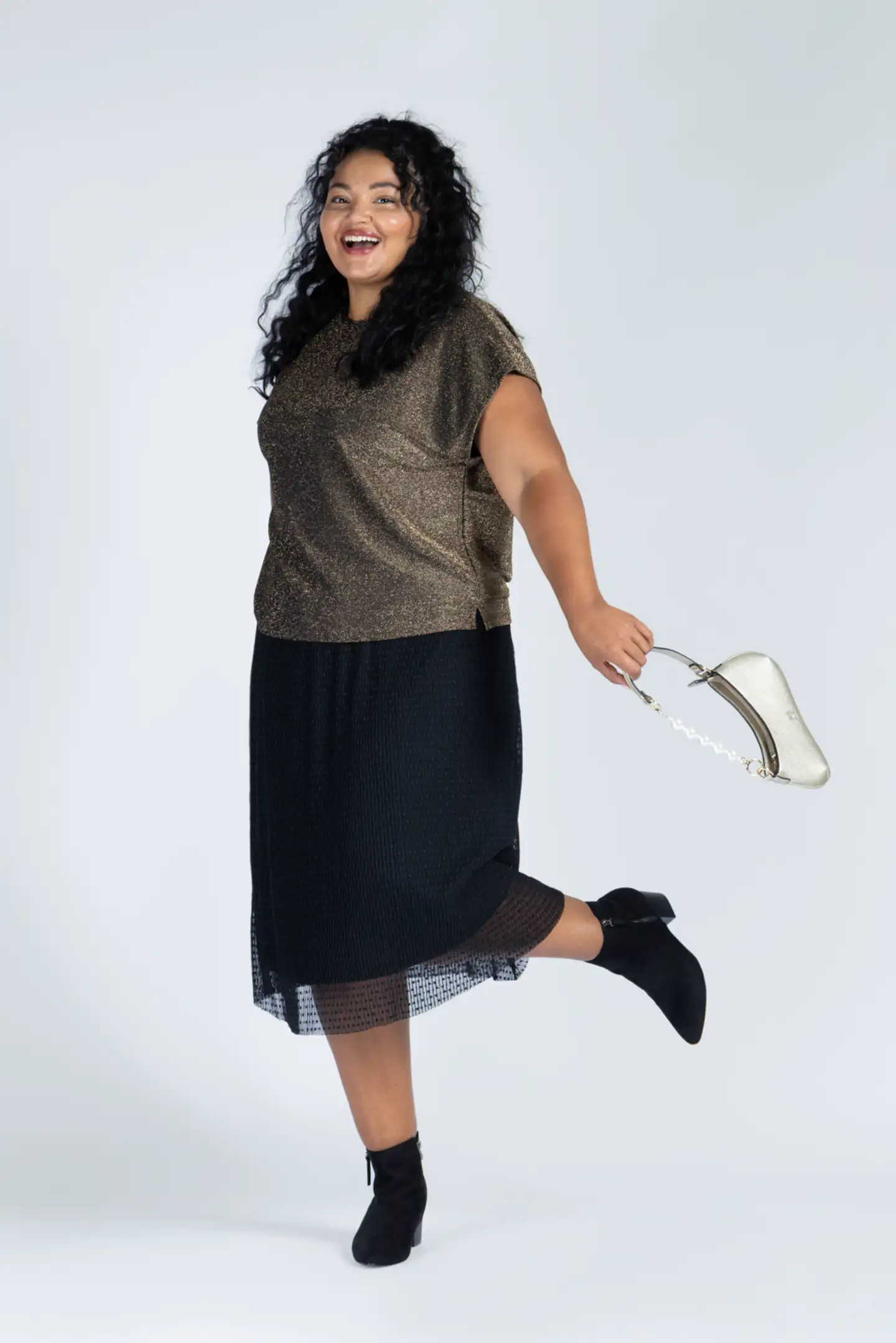 House naisten juhlatoppi 213HP40551, D-mitoitus - Bronze - 4