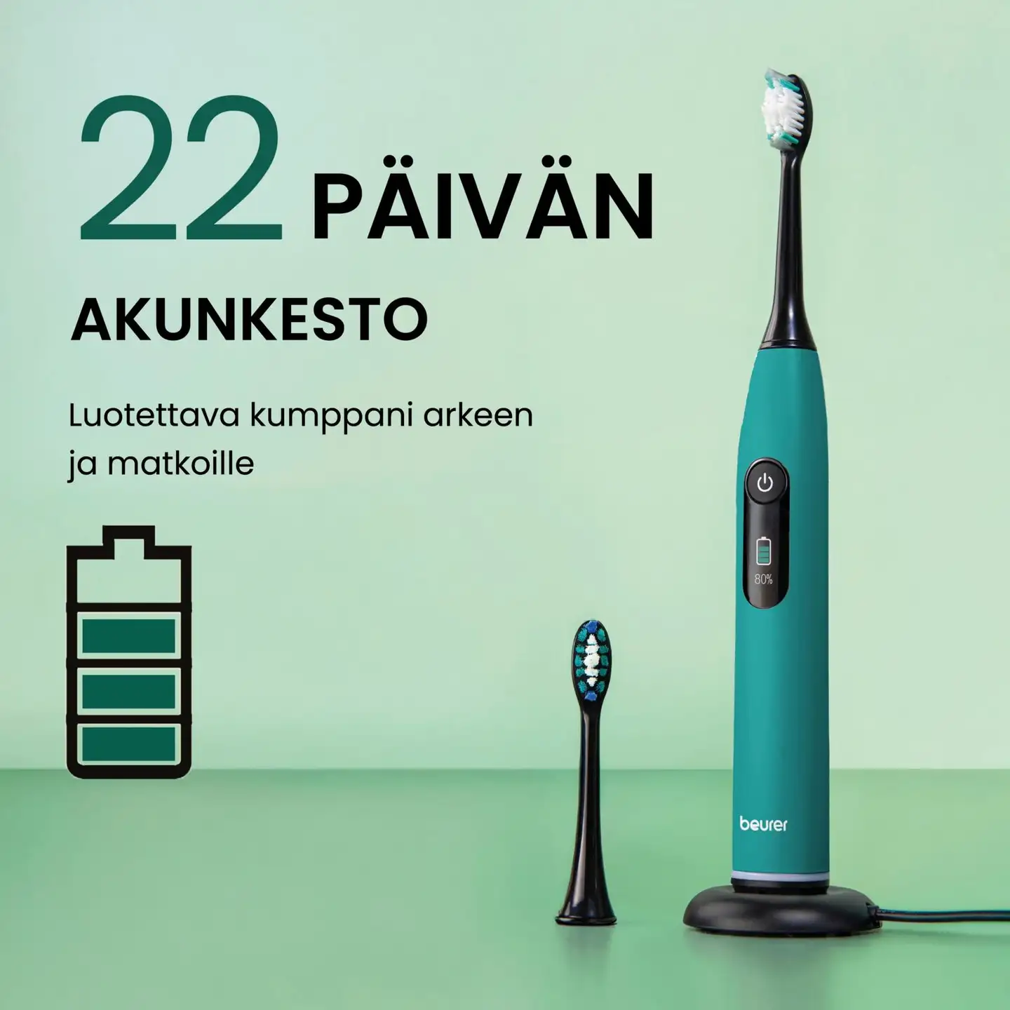 Beurer sähköhammasharja SC50 Sonic ocean breeze - 8