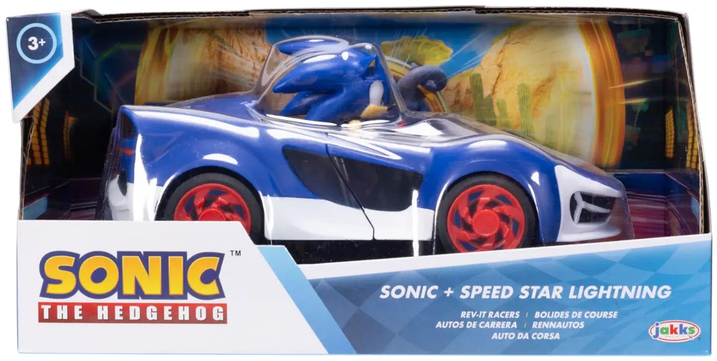 Sonic figuurisetti rev-up racer - 8