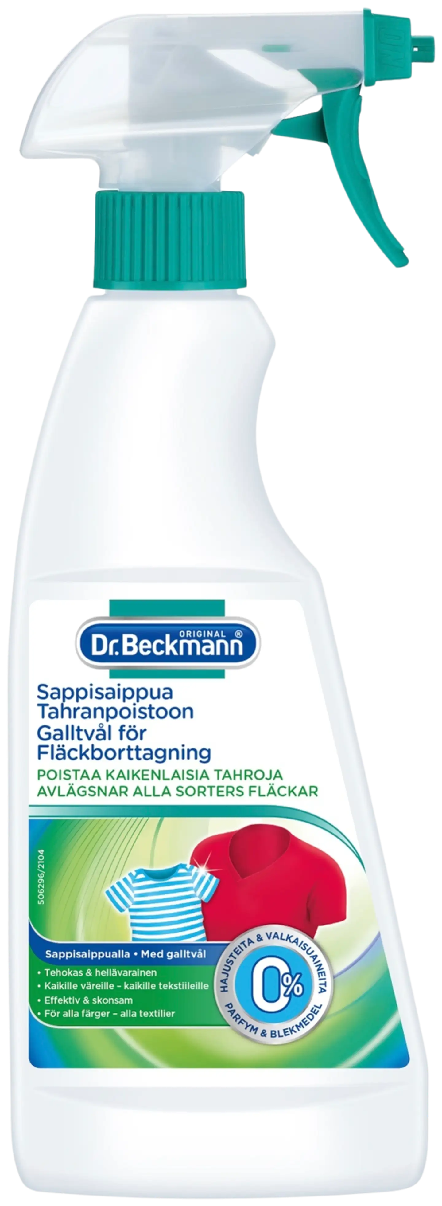 Dr Beckmann 500ml Sappisaippua Tahranpoistoon