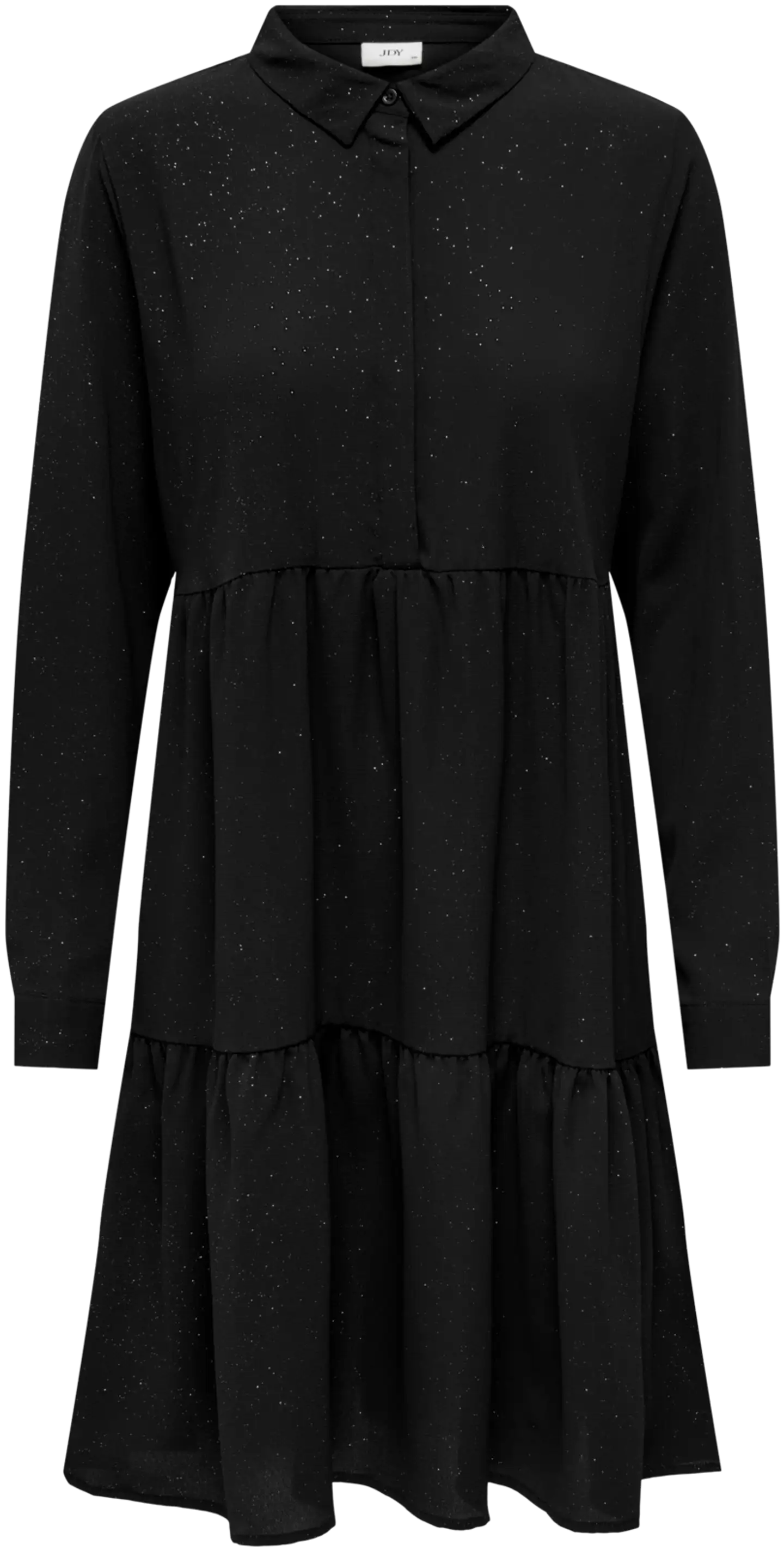 JDY naisten glitter mekko Jdypiper - BLACK - 1
