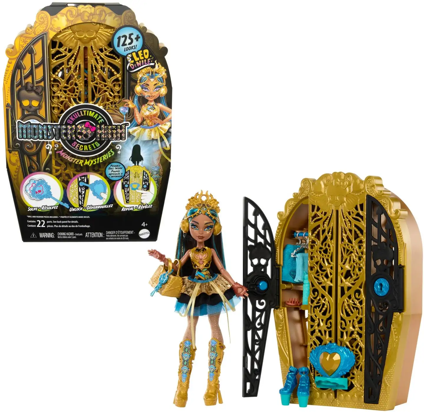 Monster High Skulltimate Secrets Cleo -muotinukke - 1