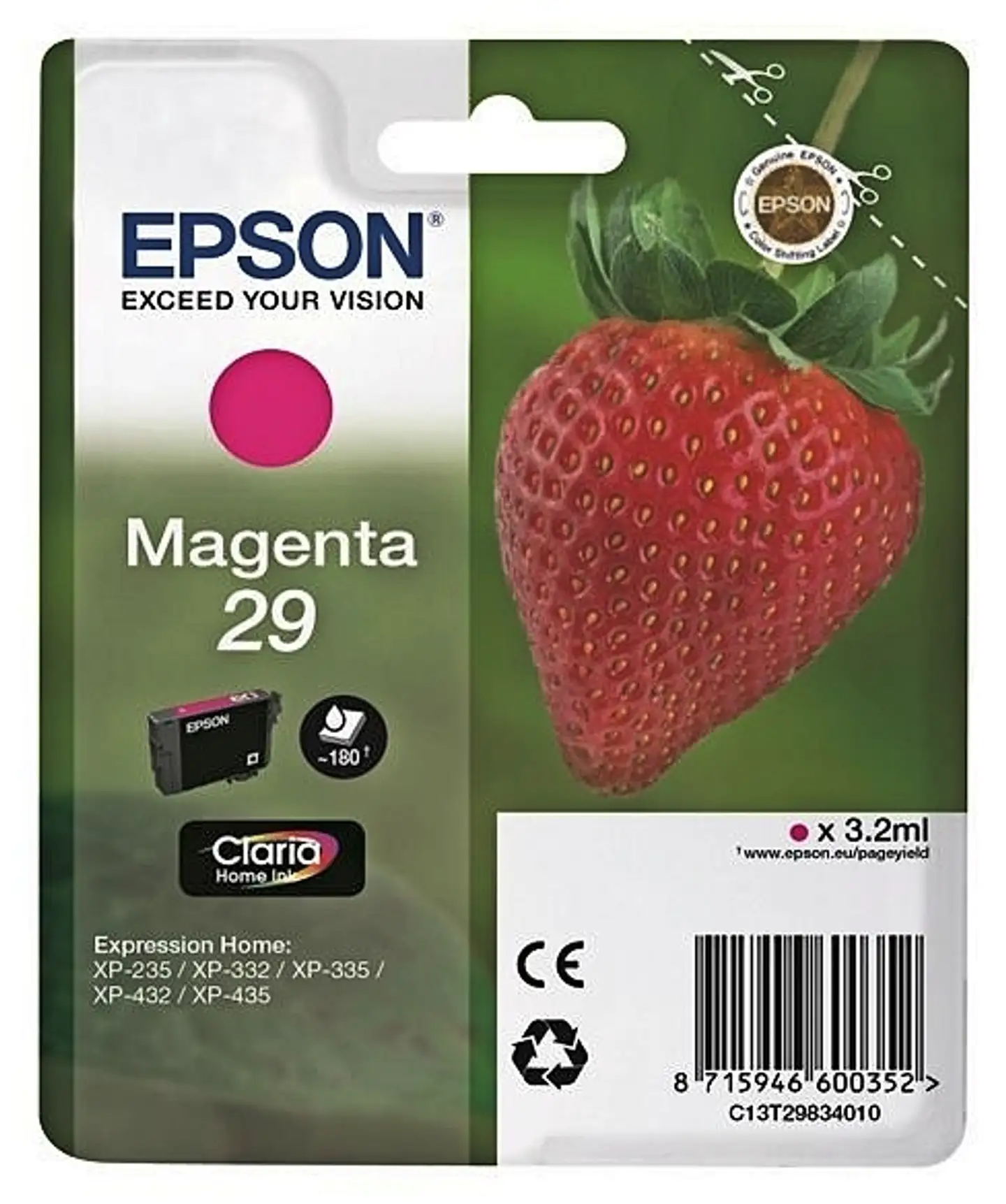 Epson 29 mustepatruuna magenta