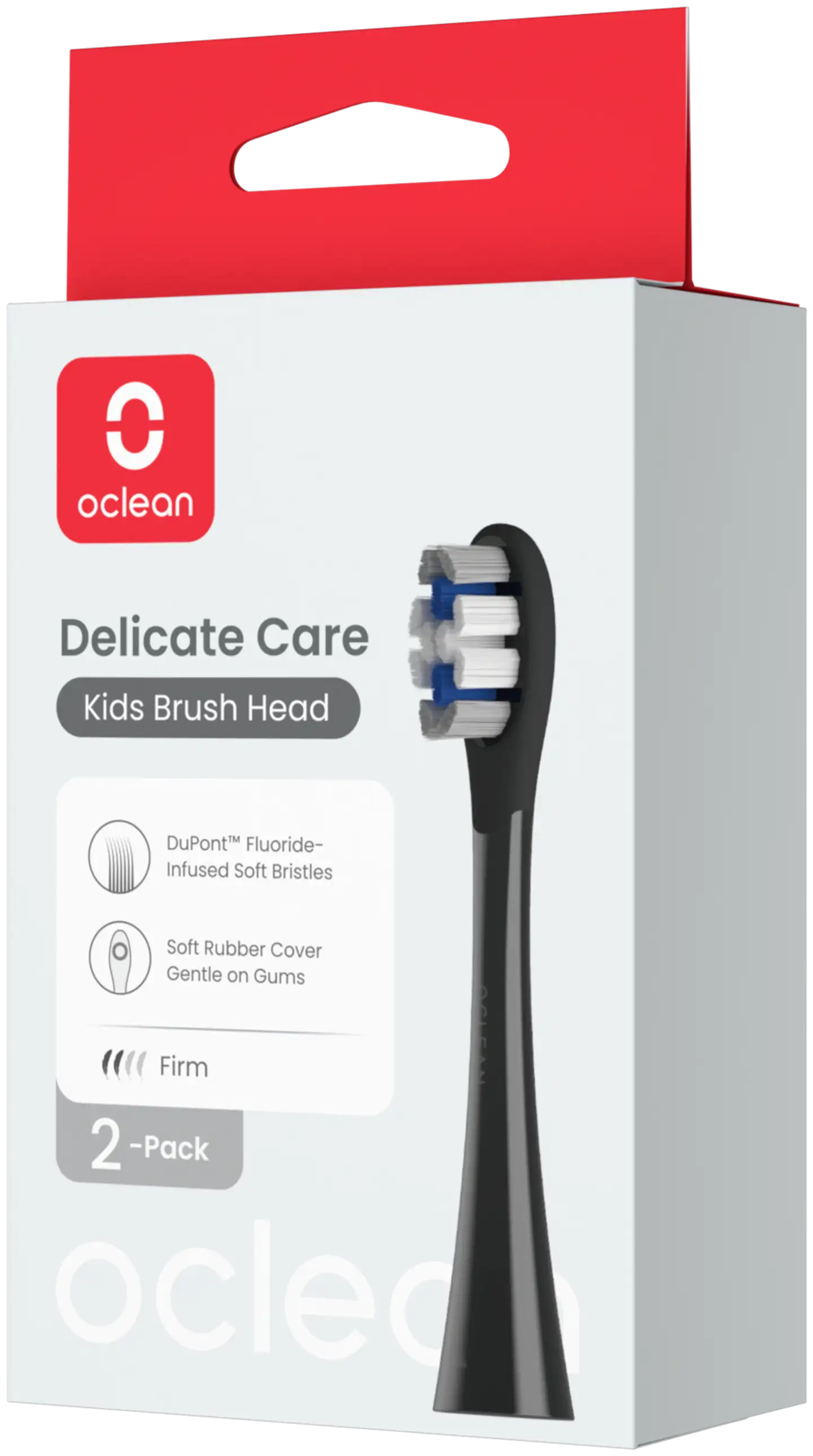 Oclean X Kids harjaspää musta 2 kpl C04000395 - 1