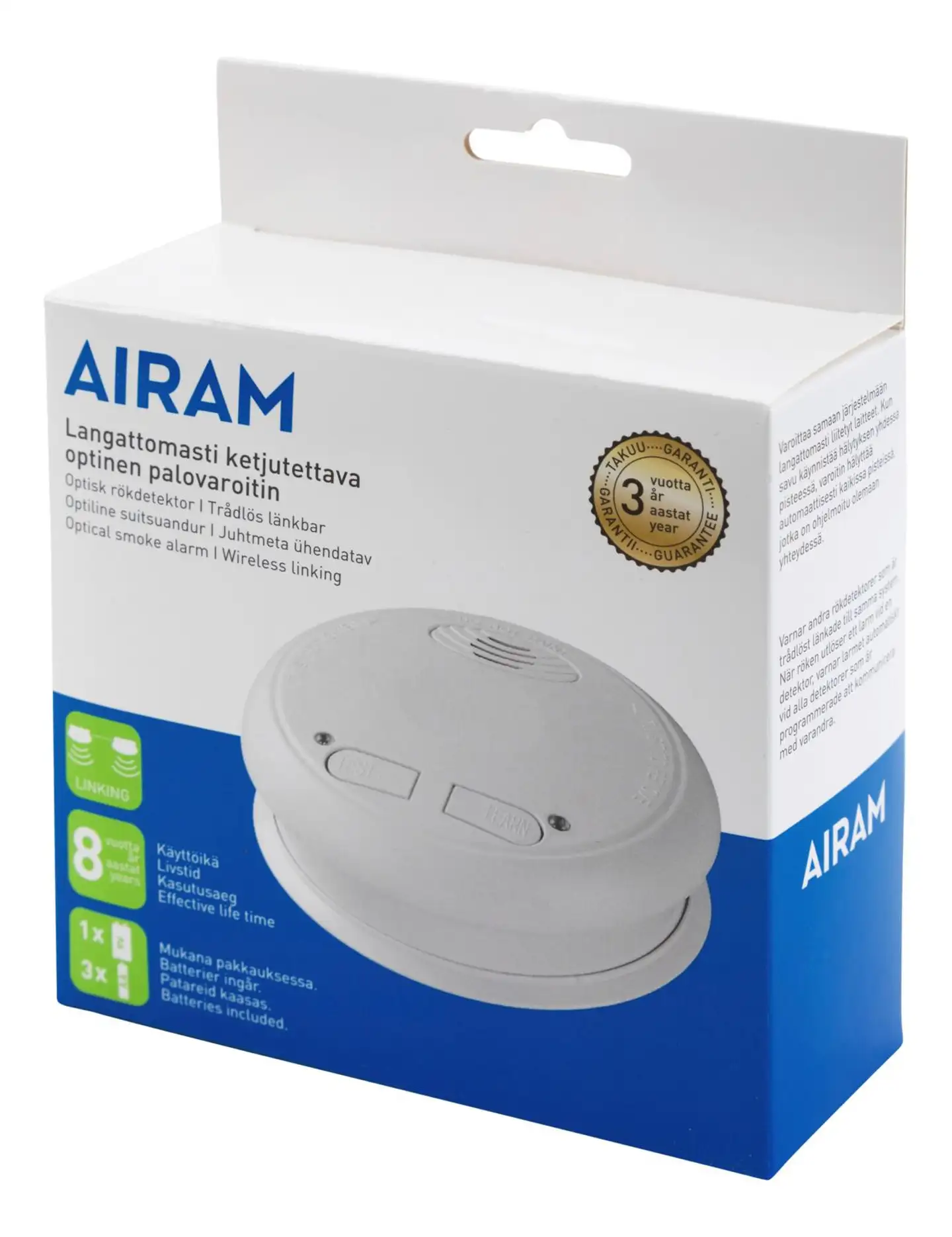 Airam PALOVAROITIN LANGATTOMASTI KETJUTET - 3