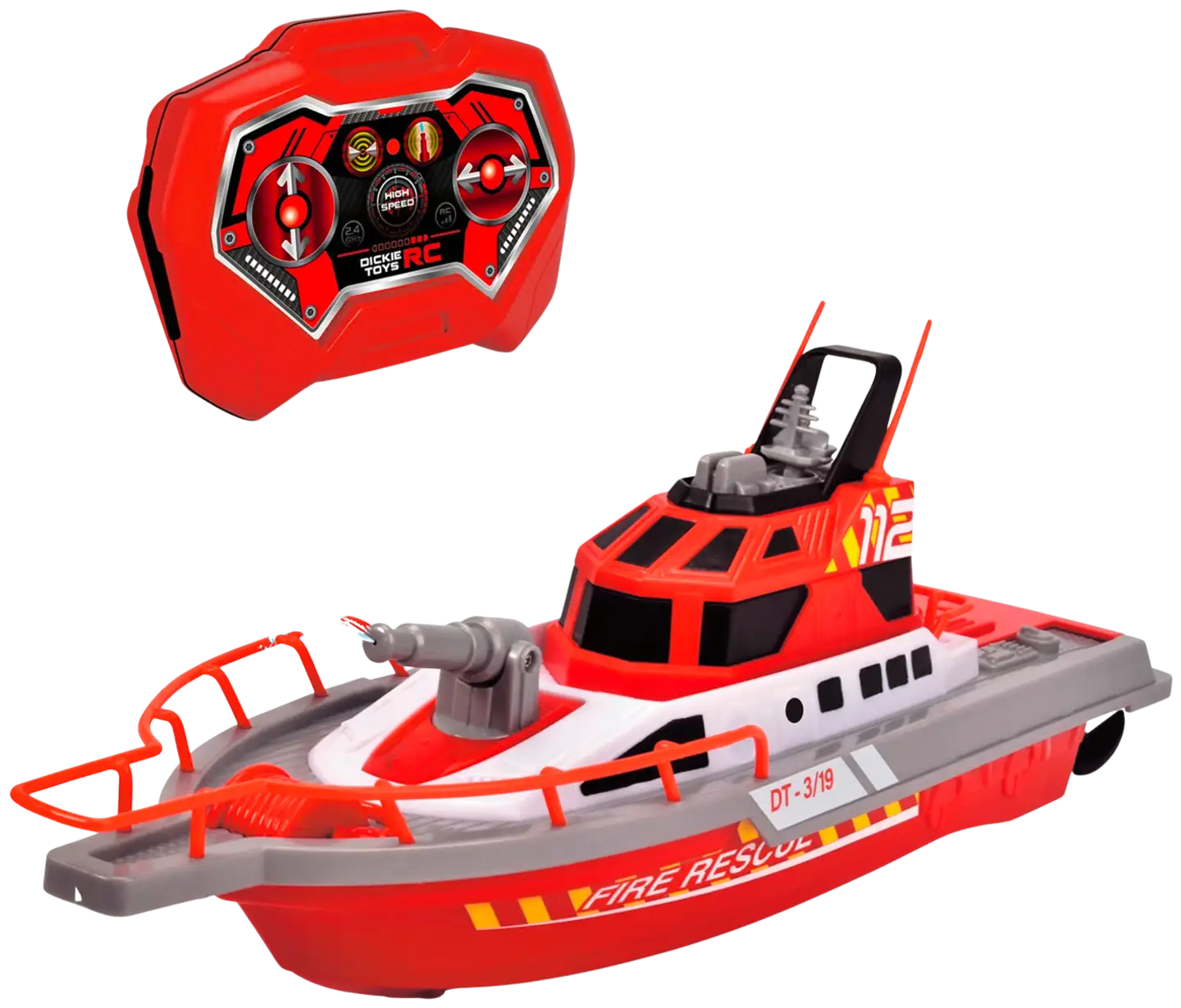 Dickie Toys RC Sammutusvene, RTR, 2,4 GHz - 2