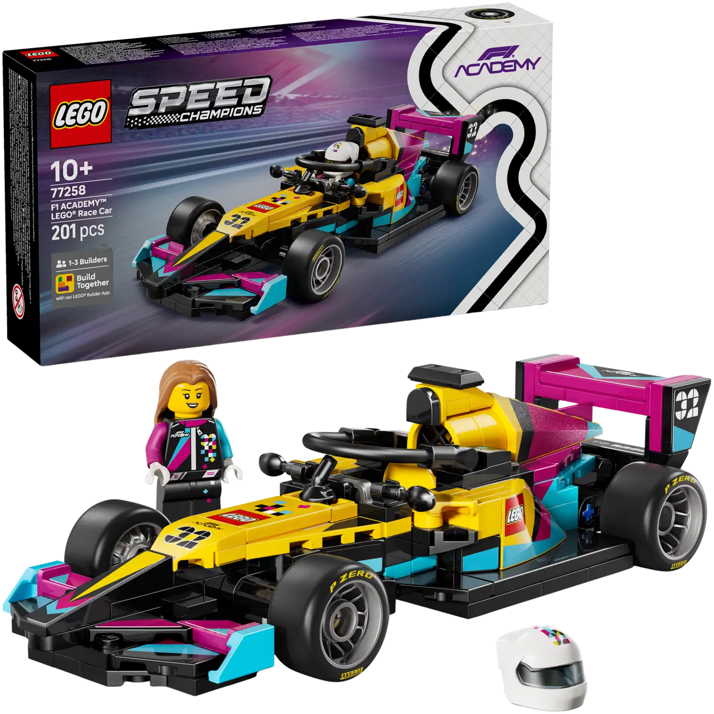 LEGO® Speed Champions 77258 F1 ACADEMY™ LEGO® kilpa-auto - 1