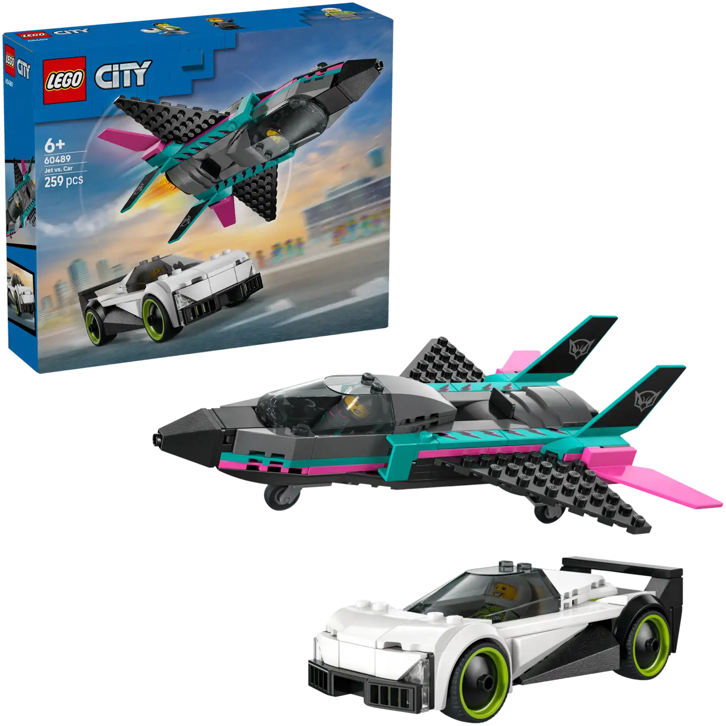 LEGO® City Great Vehicles 60489 Suihkari ja auto - 1