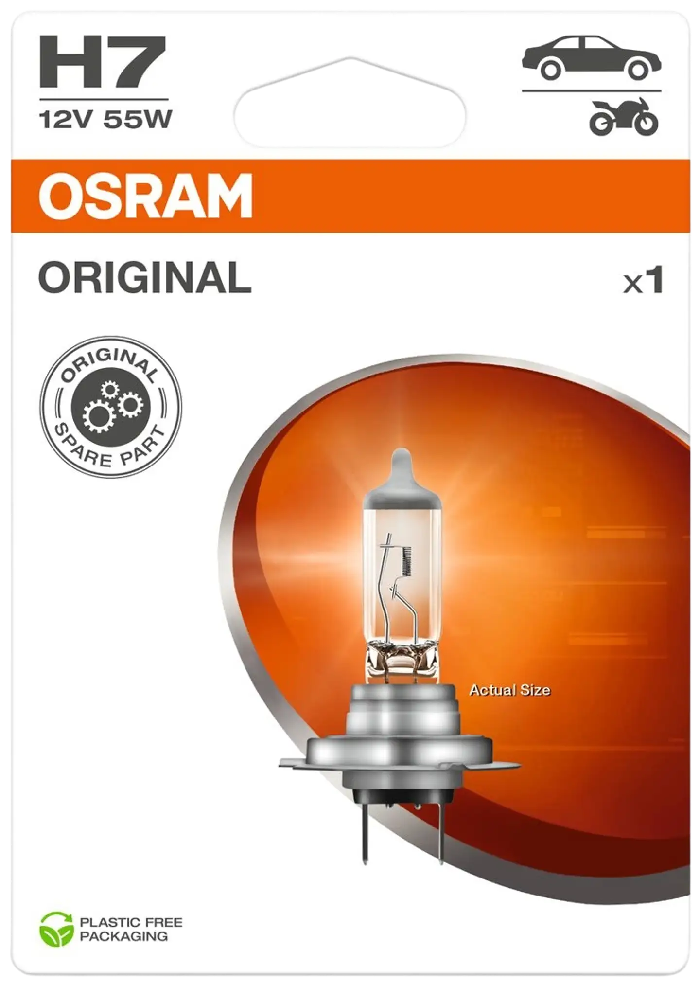 Osram Original H7 12V 55W polttimo