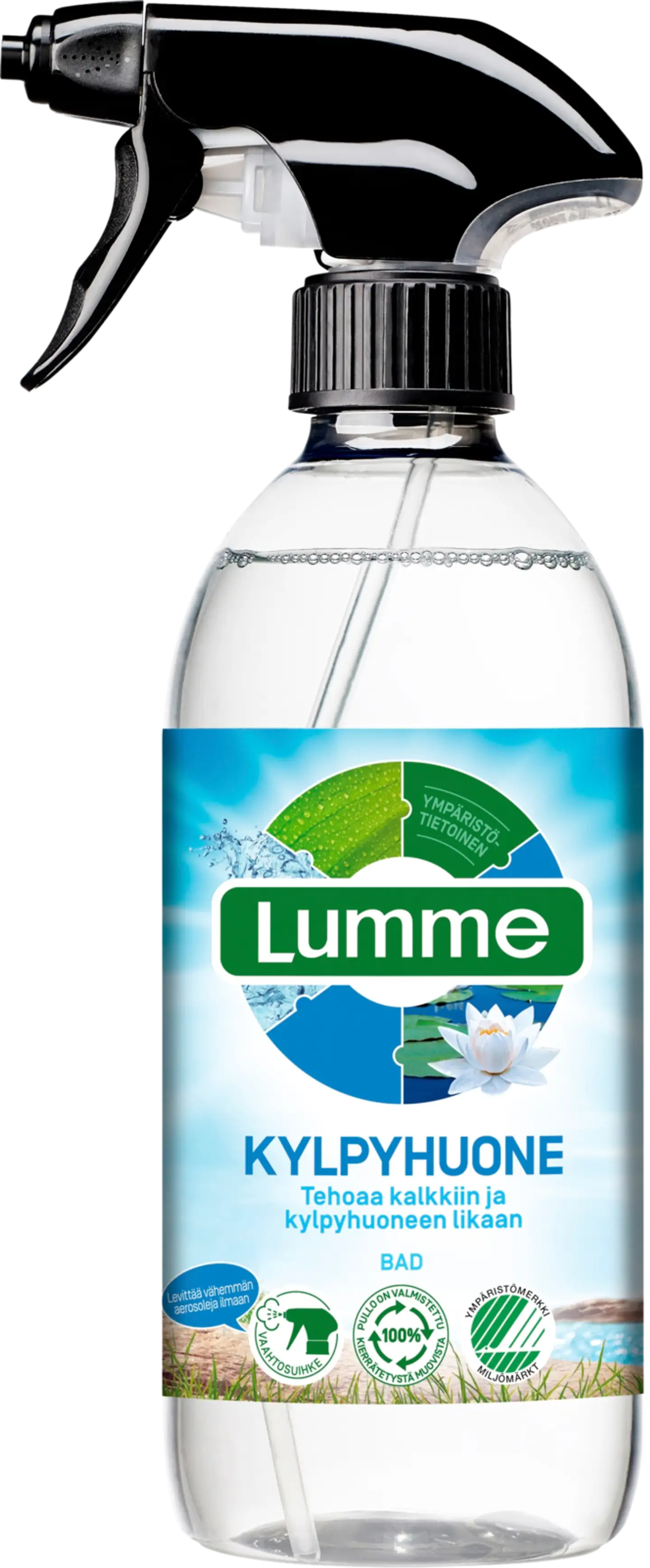 Lumme Kylpyhuone lumpeenkukan tuoksuinen puhdistussuihke 500ml