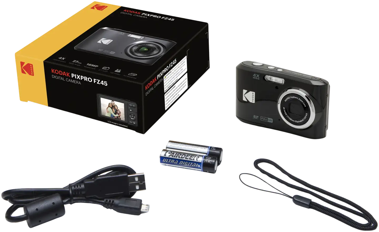 Kodak pixpro fz45 digitaalikamera - 7