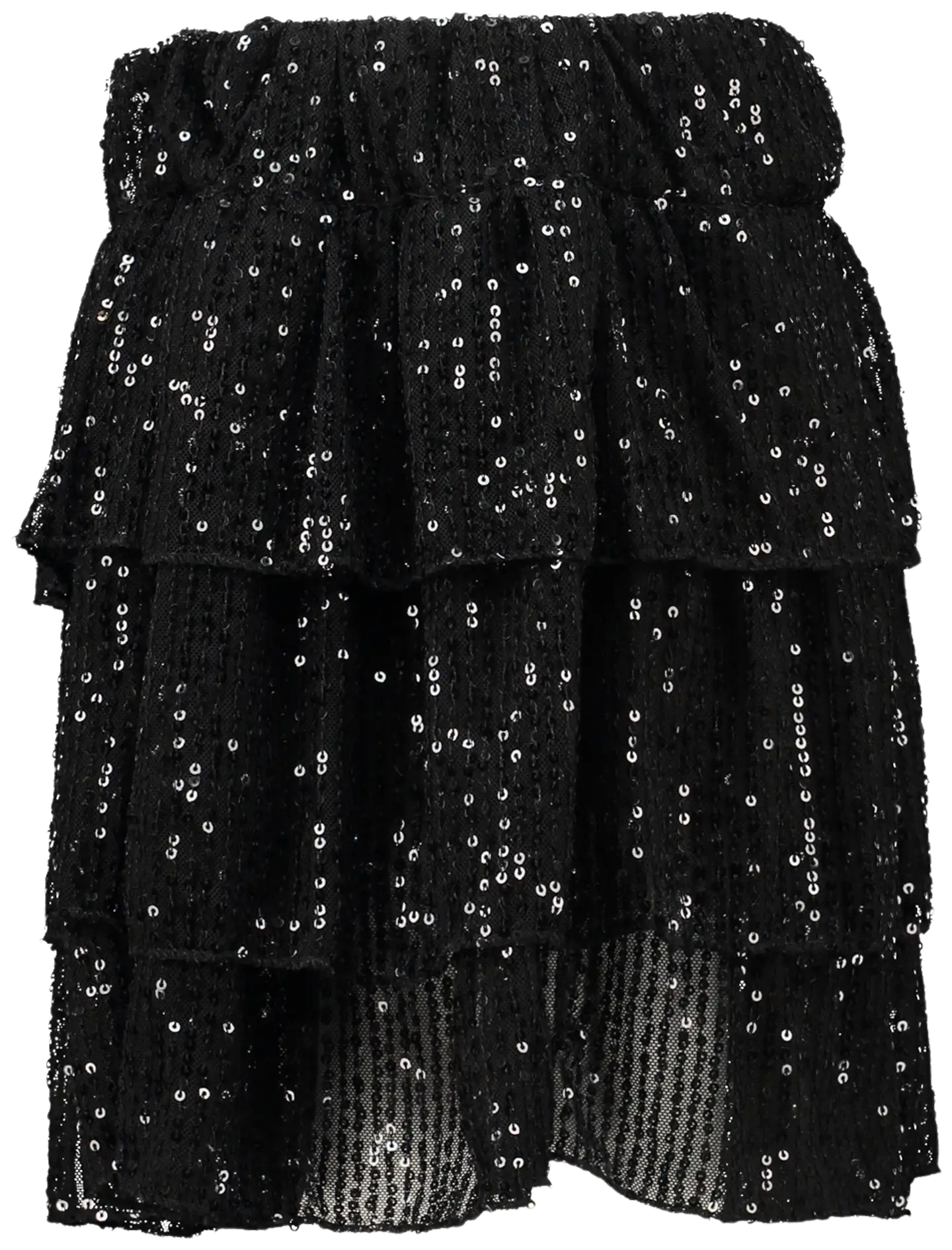 Hailys tyttöjen hame Li44ssi - Black glitter - 2