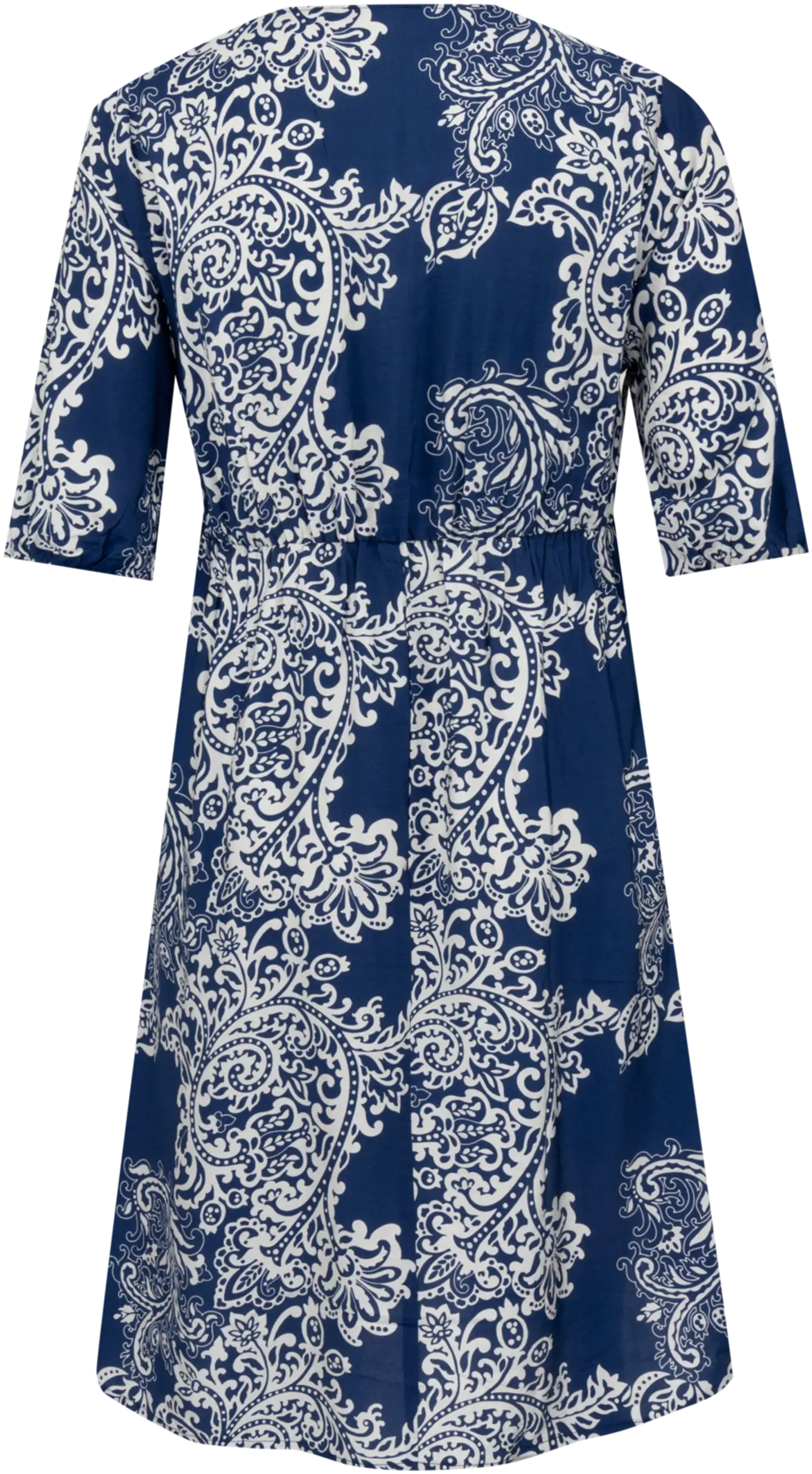 House naisten pitkä kangasmekko 218HP03515, D-mitoitus - Blue Paisley - 2