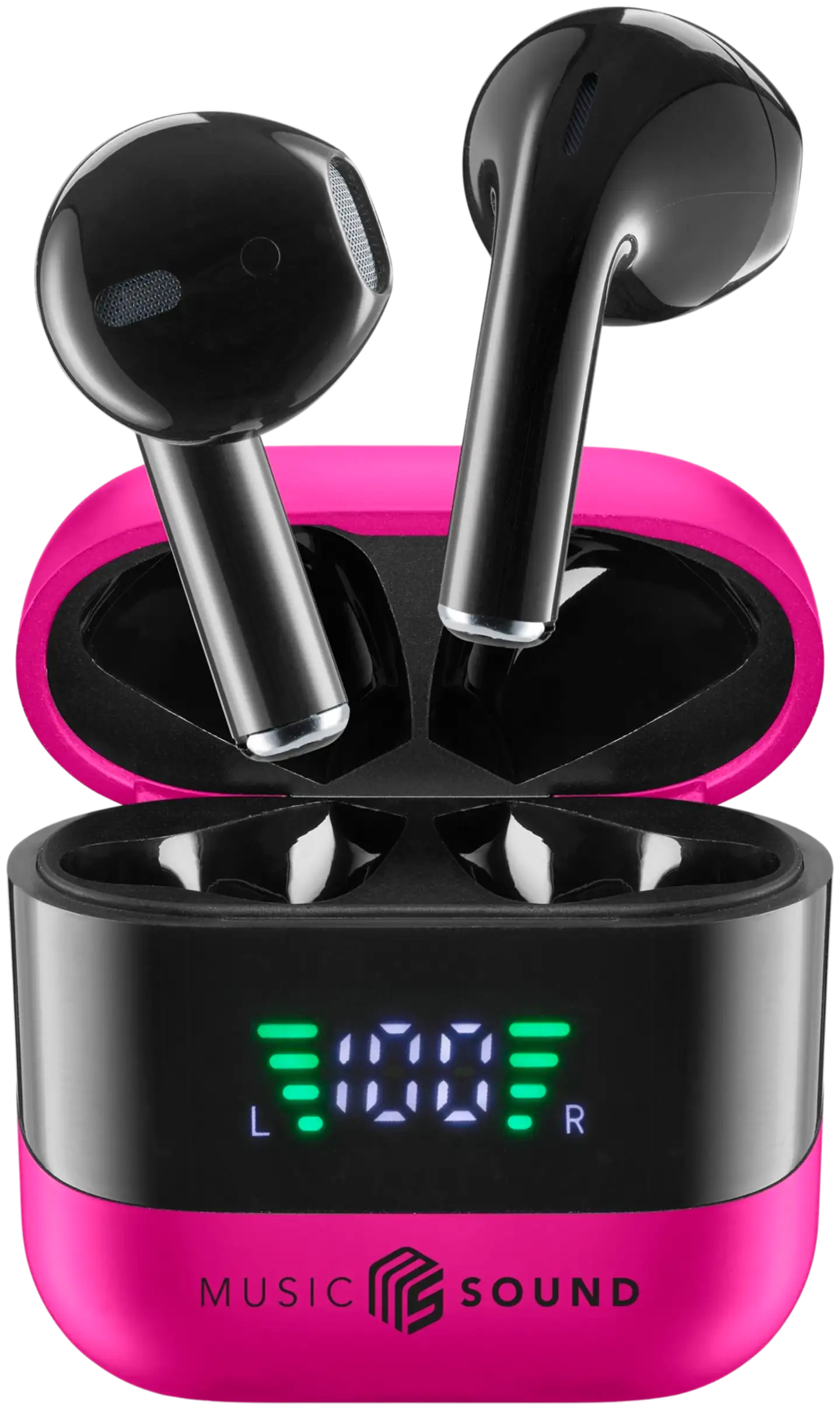 MusicSound langattomat nappikuulokkeet Spark pinkki - 1