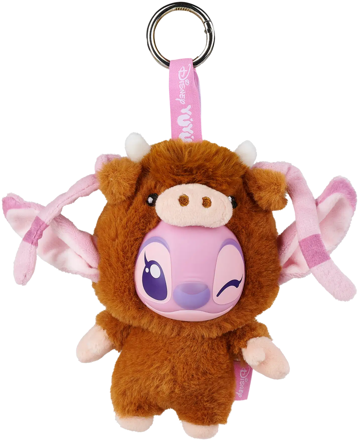 Simba Walt Disney YuYus Stitch tai Angel, maskottipehmo, 12 cm, laukkuun, reppuun tai avaimenperään - 7