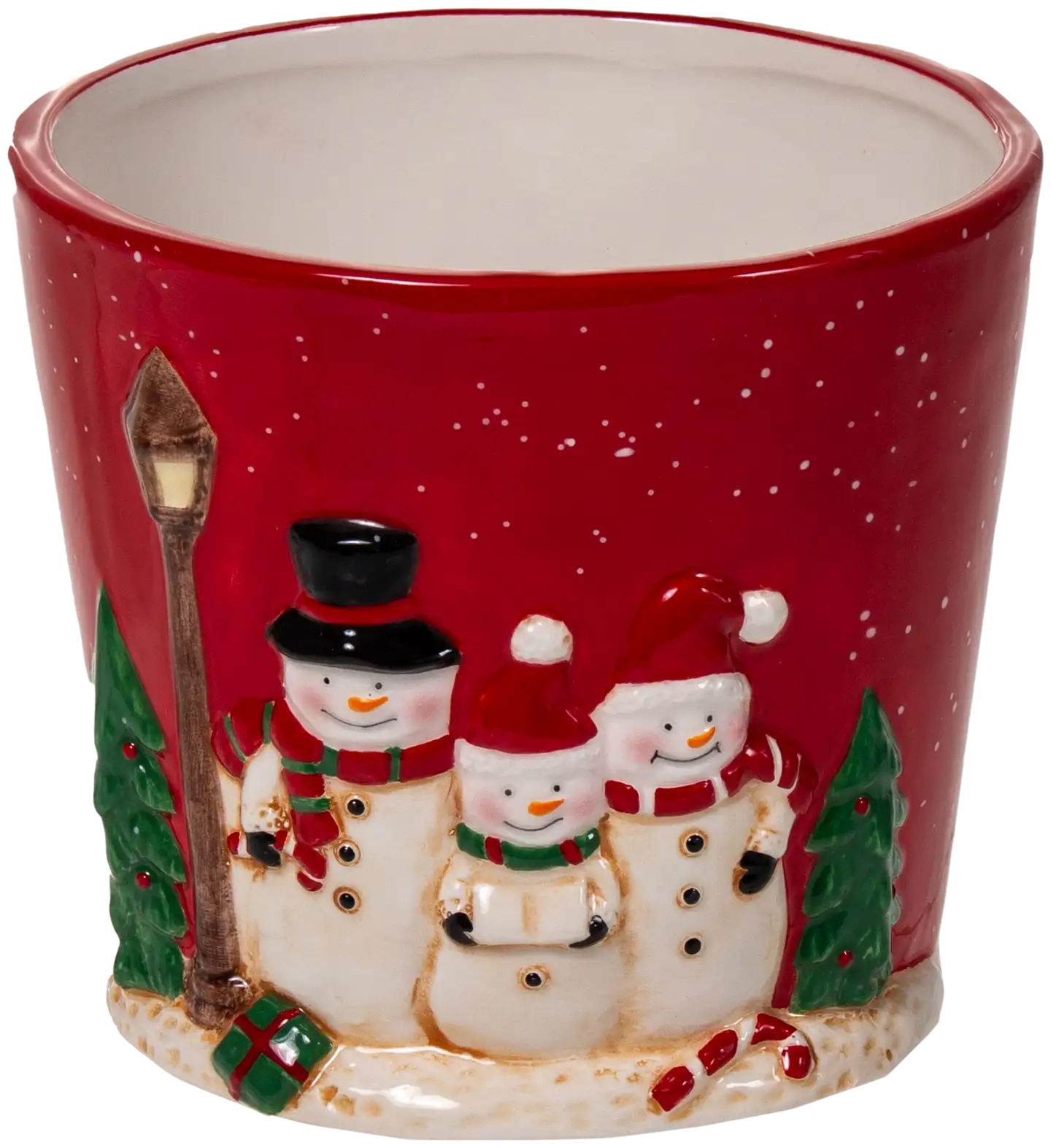 AmandaB ruukku Lumiukko Ø 15 cm punainen