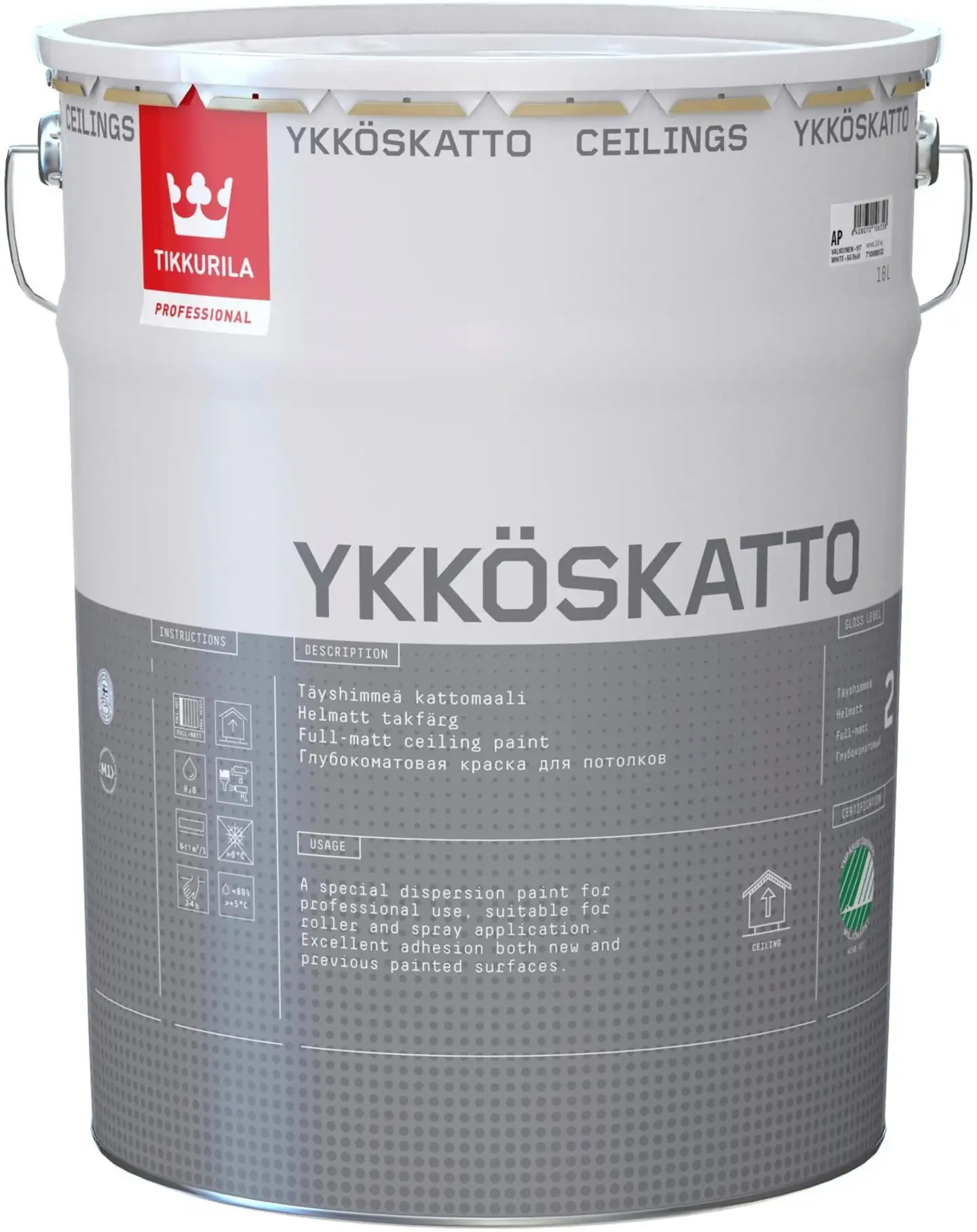 Ykköskatto 18 l AP Kattomaali