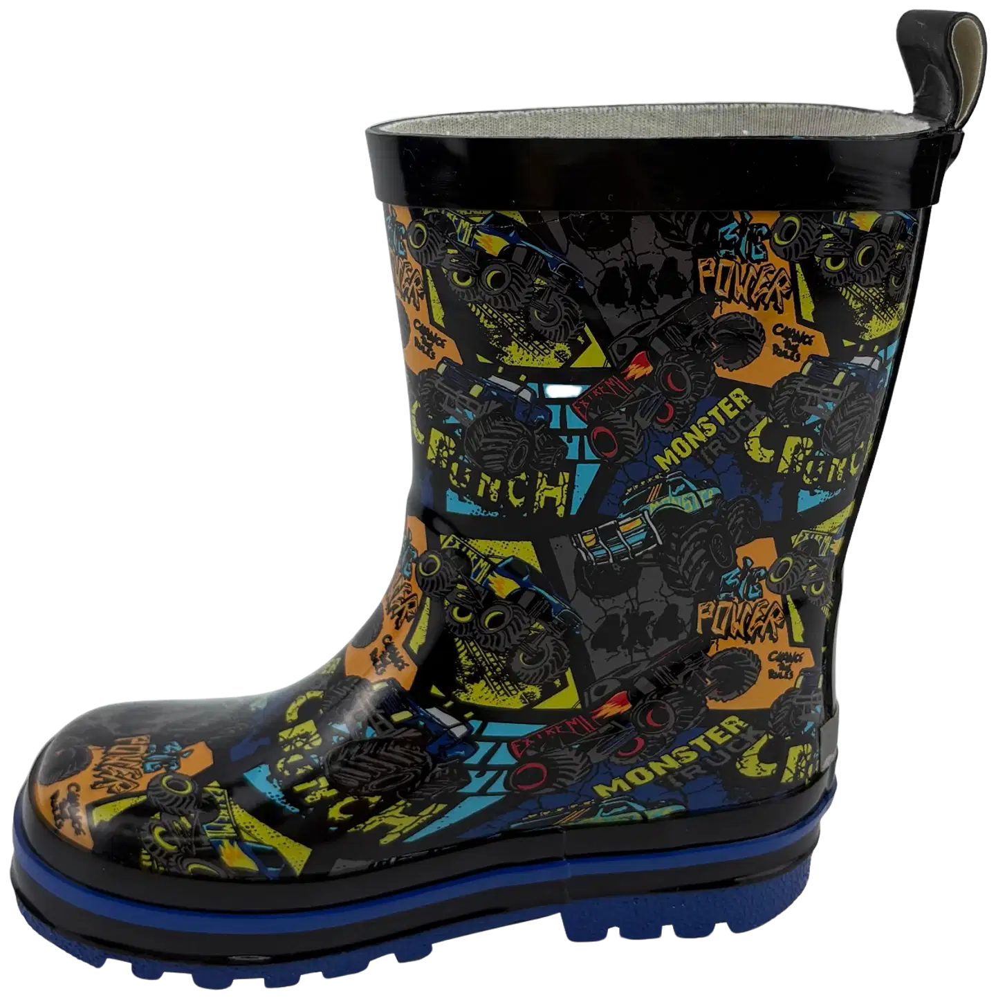 Ciraf lasten kumisaappaat Monster Power RB - Black/blue - 4