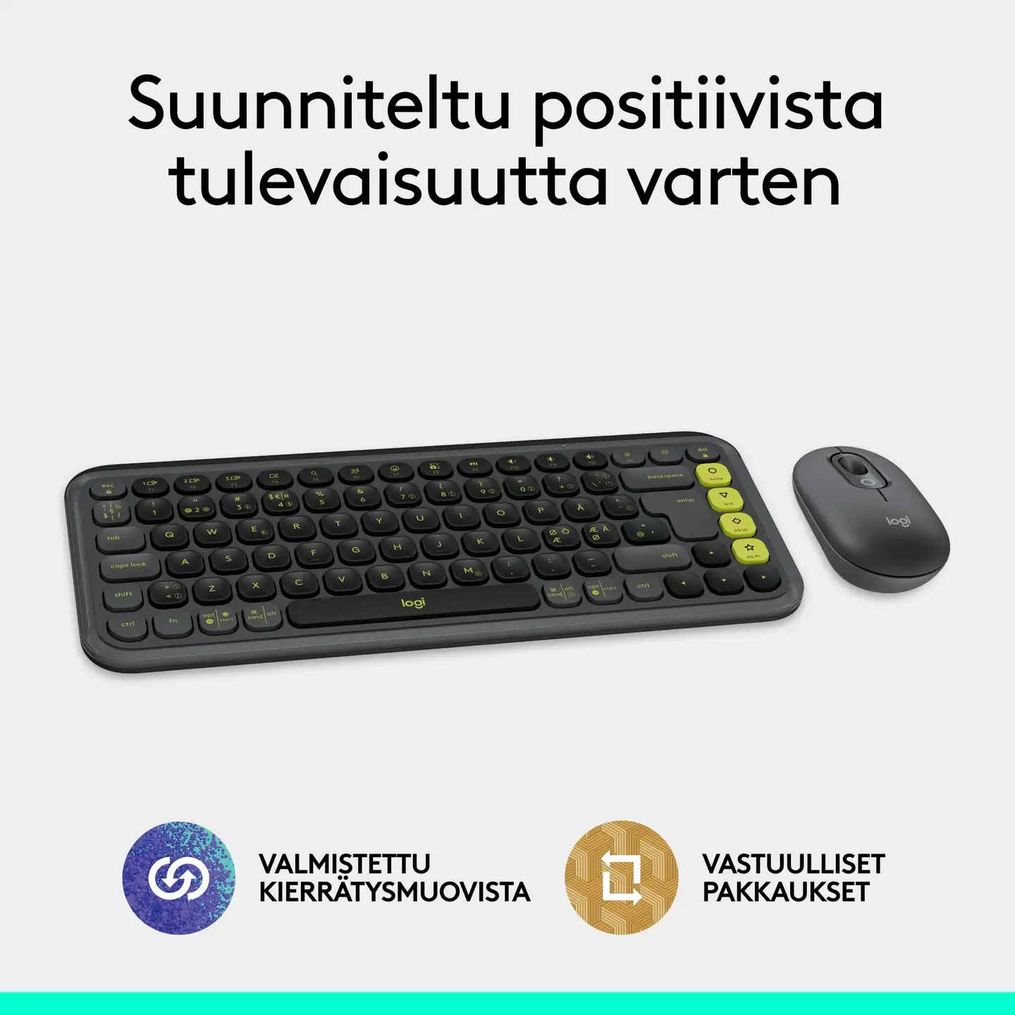 LOGITECH Pop Icon Combo - GRAPHITE - 3