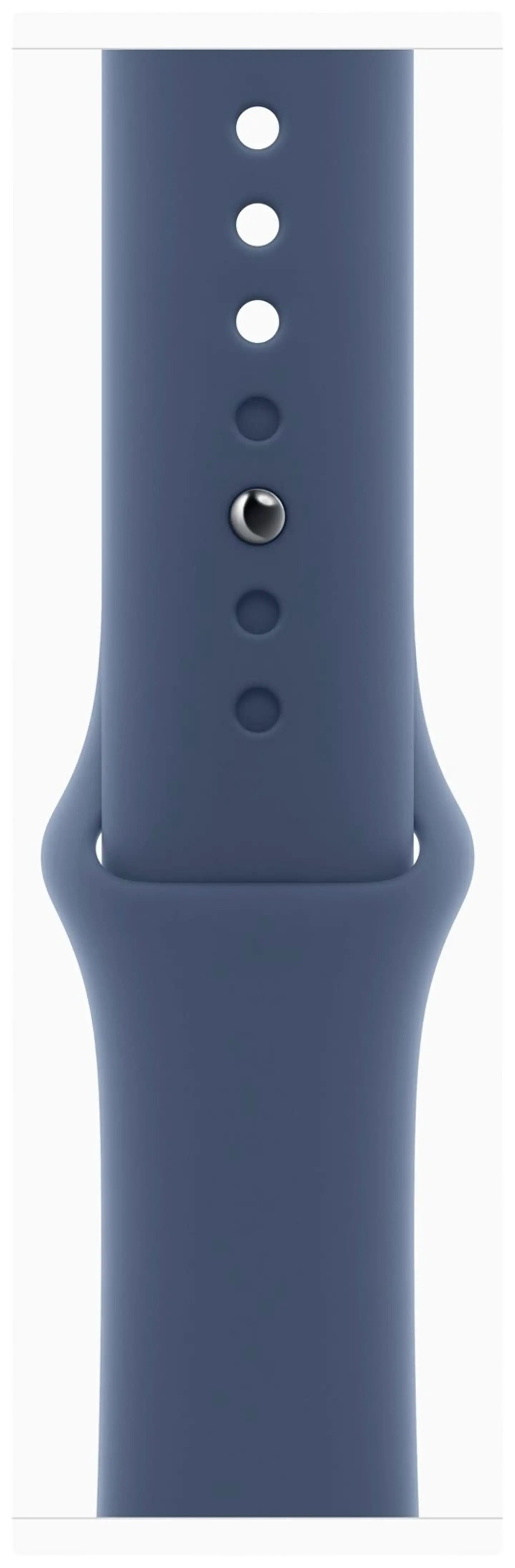 Apple Watch Series 10 GPS 46mm hopeinen alumiinikotelo,  Denim Sport  ranneke - S/M - MWWL3QN/A - 3
