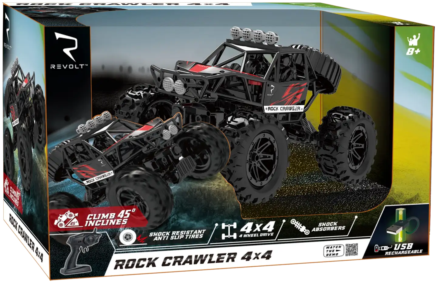 Revolt RC-auto Rock Crawler 4x4 - 2