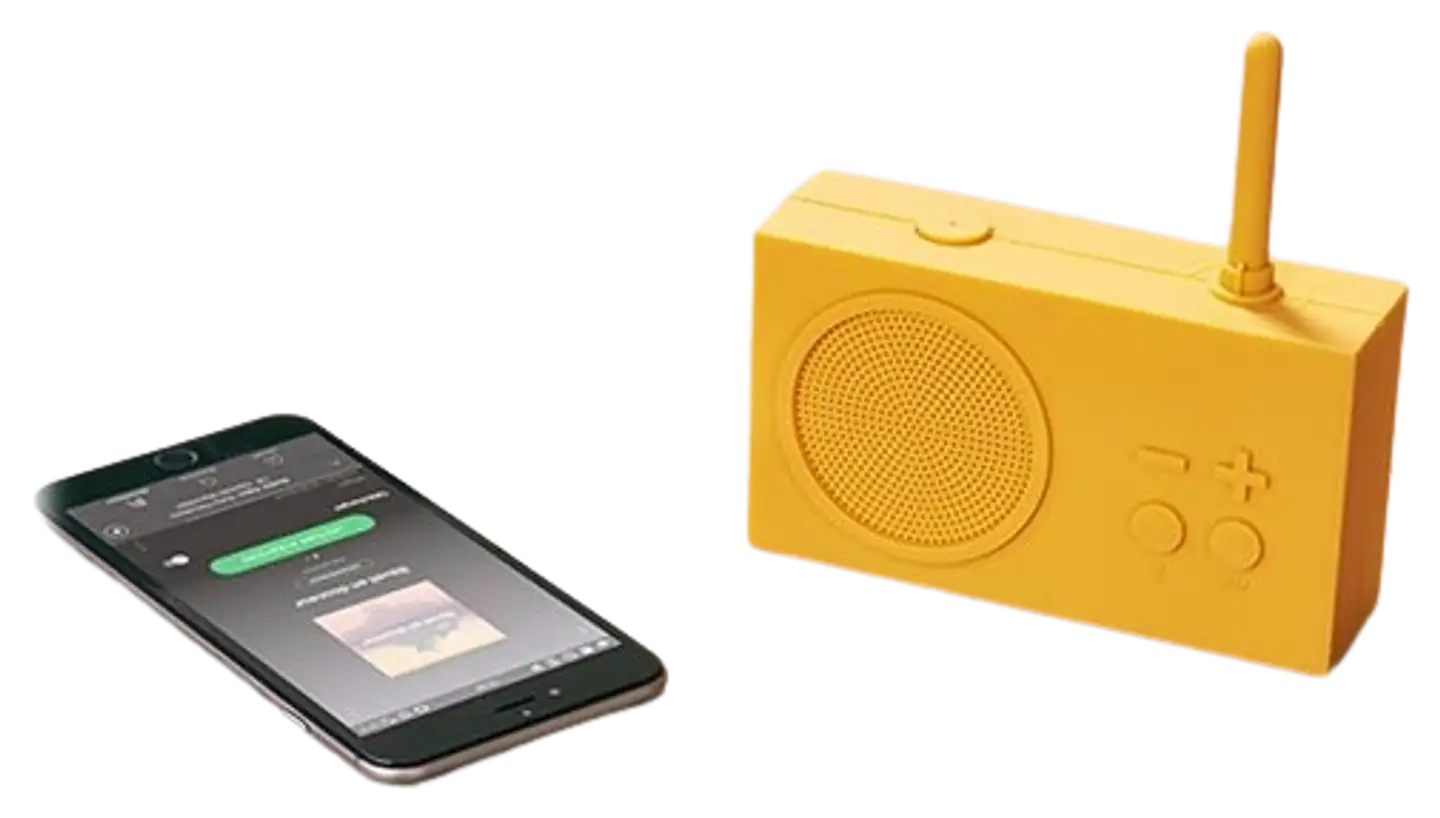 Lexon TYKHO3 langaton kaiutin ja radio keltainen - 3