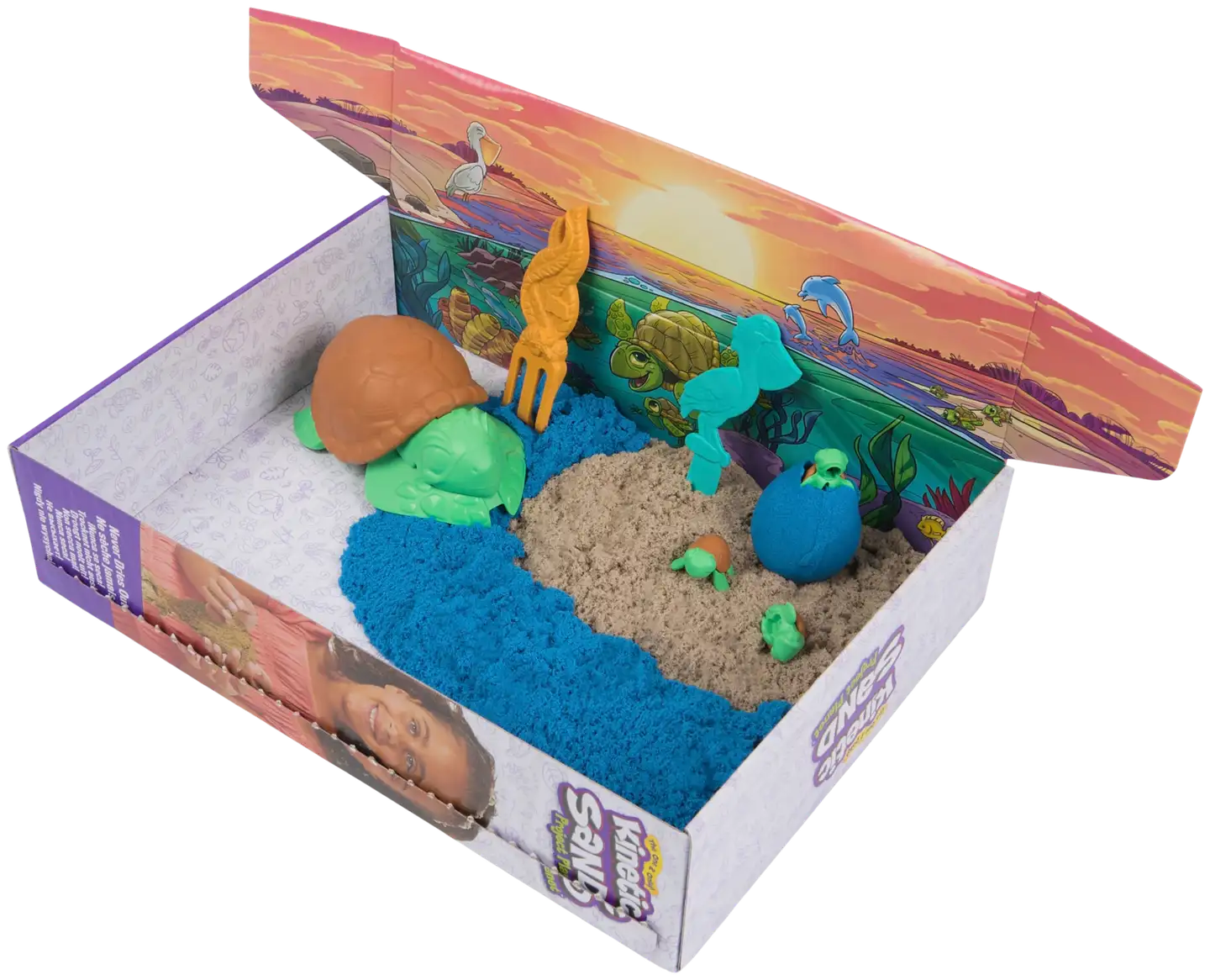 Kinetic Sand Kilpikonna rantasetti - 2