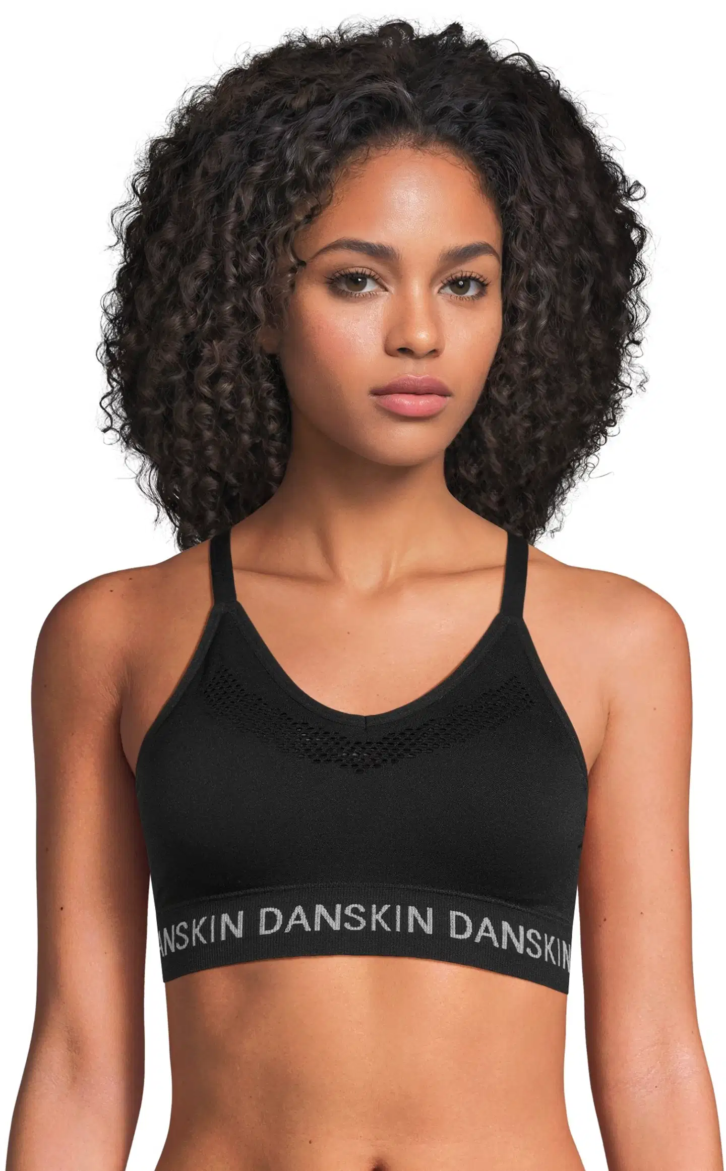 Danskin naisten rintaliivitoppi 211D332555 2-pack - Black/White - 7