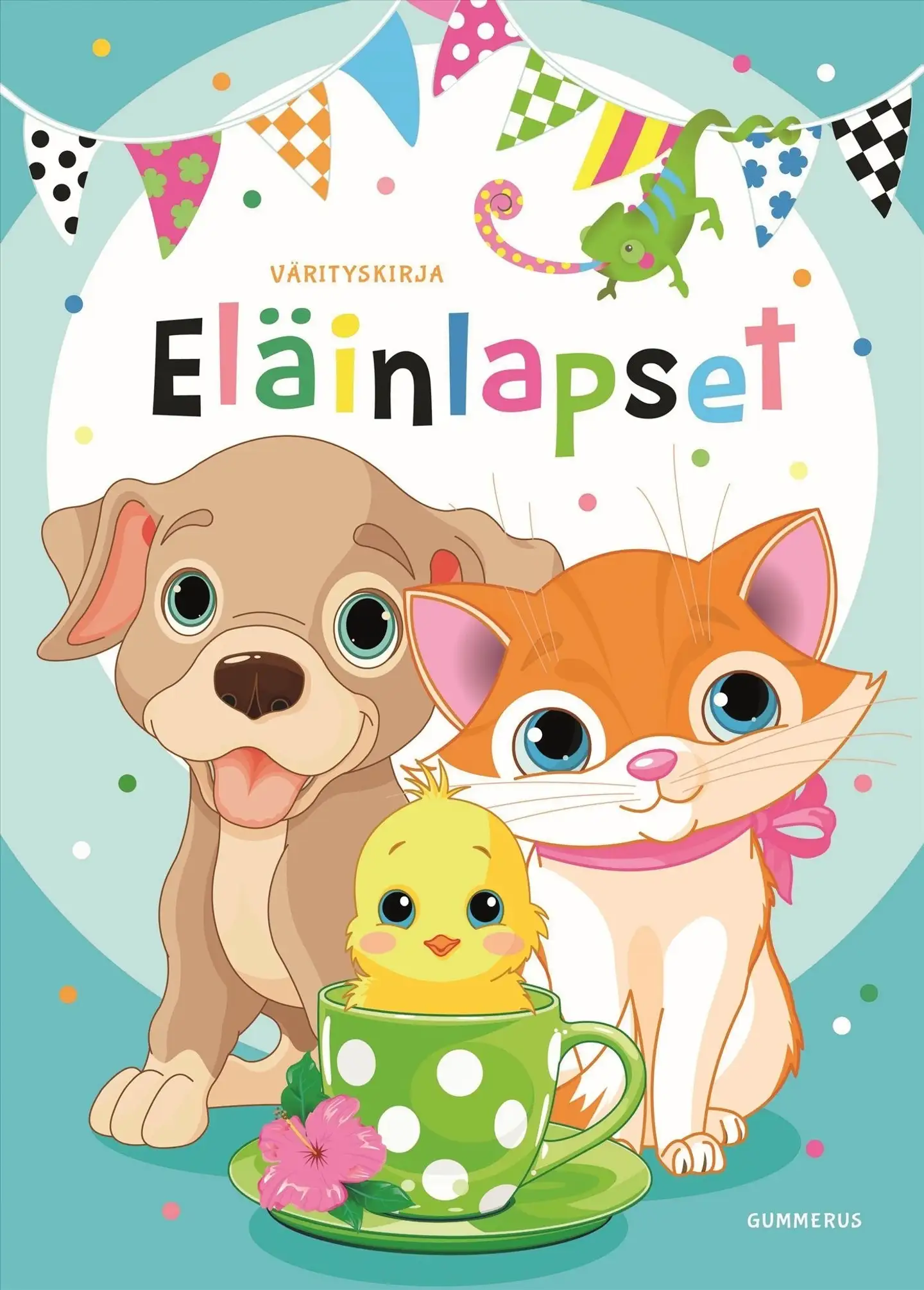 Eläinlapset - Värityskirja