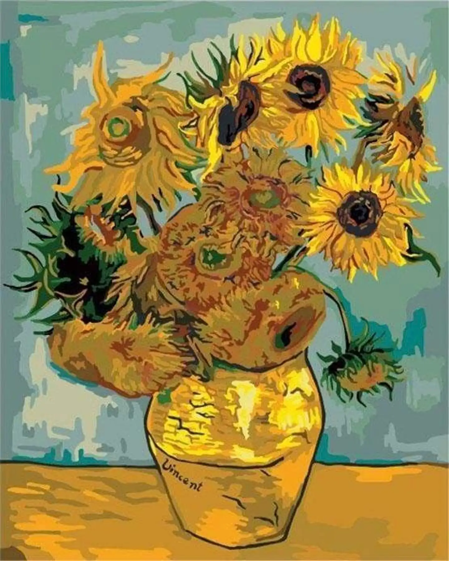 Numeromaalaus FiguredArt  40x50 cm kehyksellä VanGogh