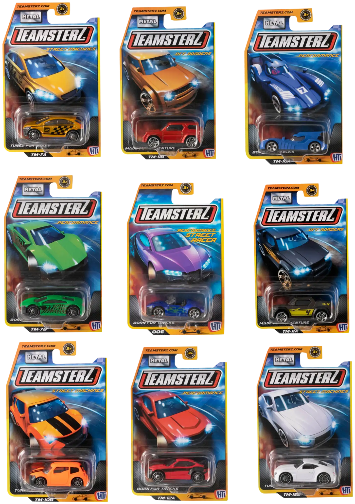 Teamsterz lelu Street Machines die-cast pikkuauto 3" - 2