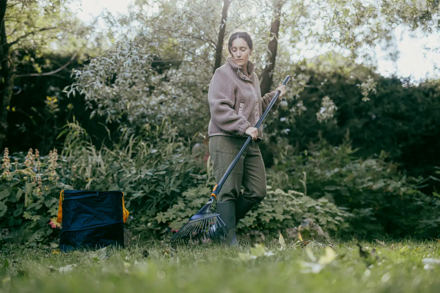 Fiskars OneClick lehtiharava metallinen - 5