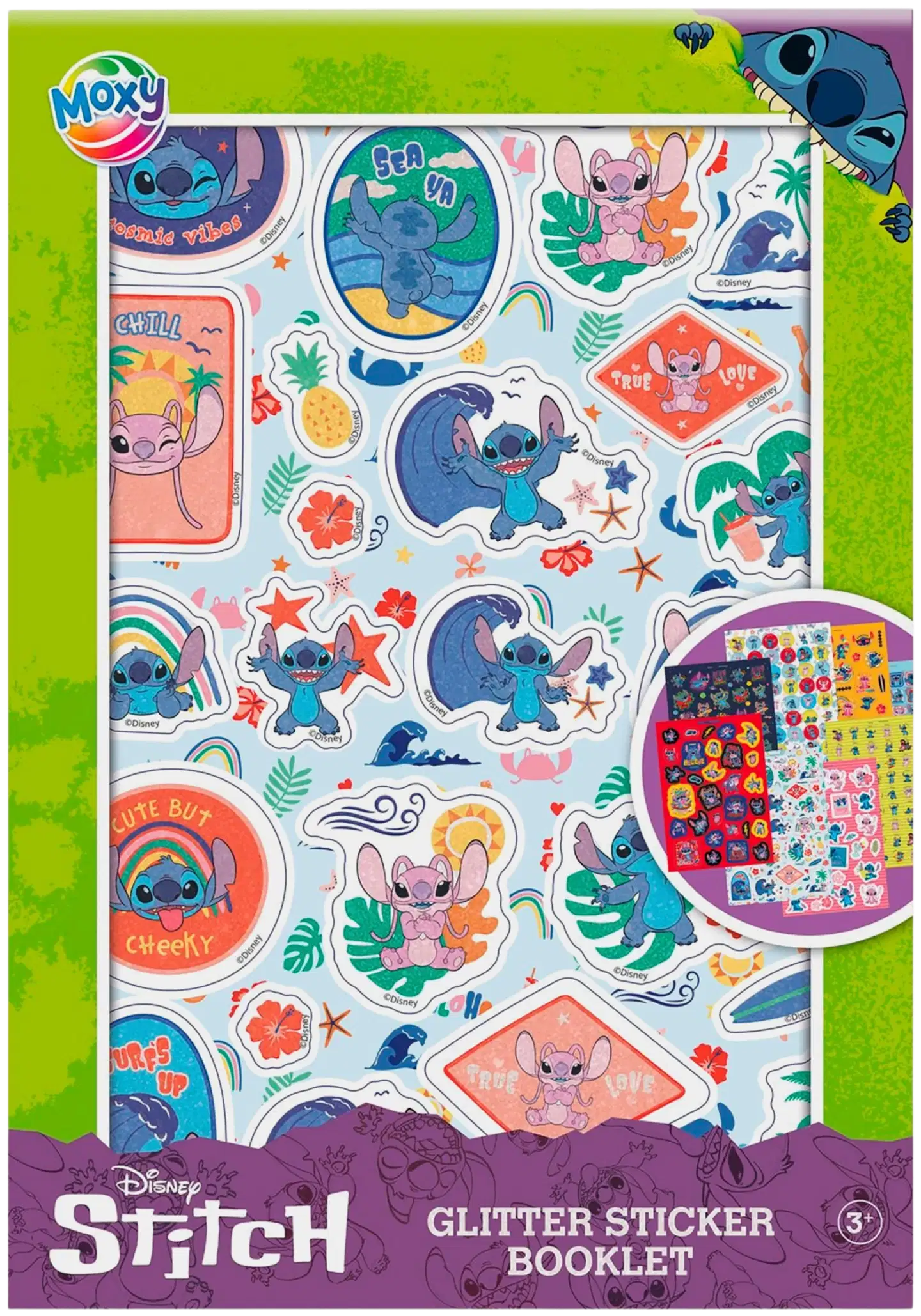 Stitch kimalletarrakirja A5