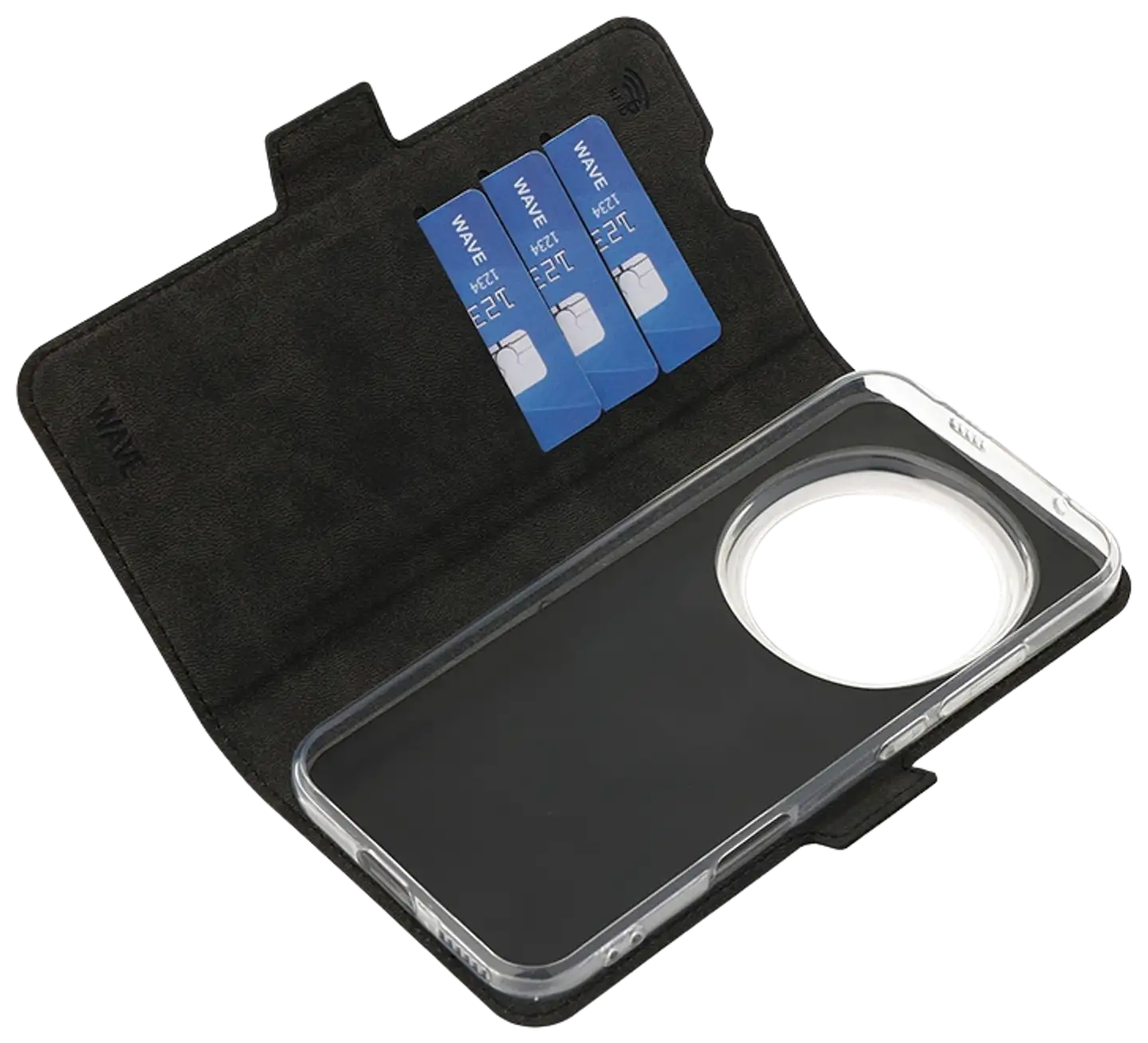 Wave Book Case, Honor Magic8 Pro 5G, Musta - 4