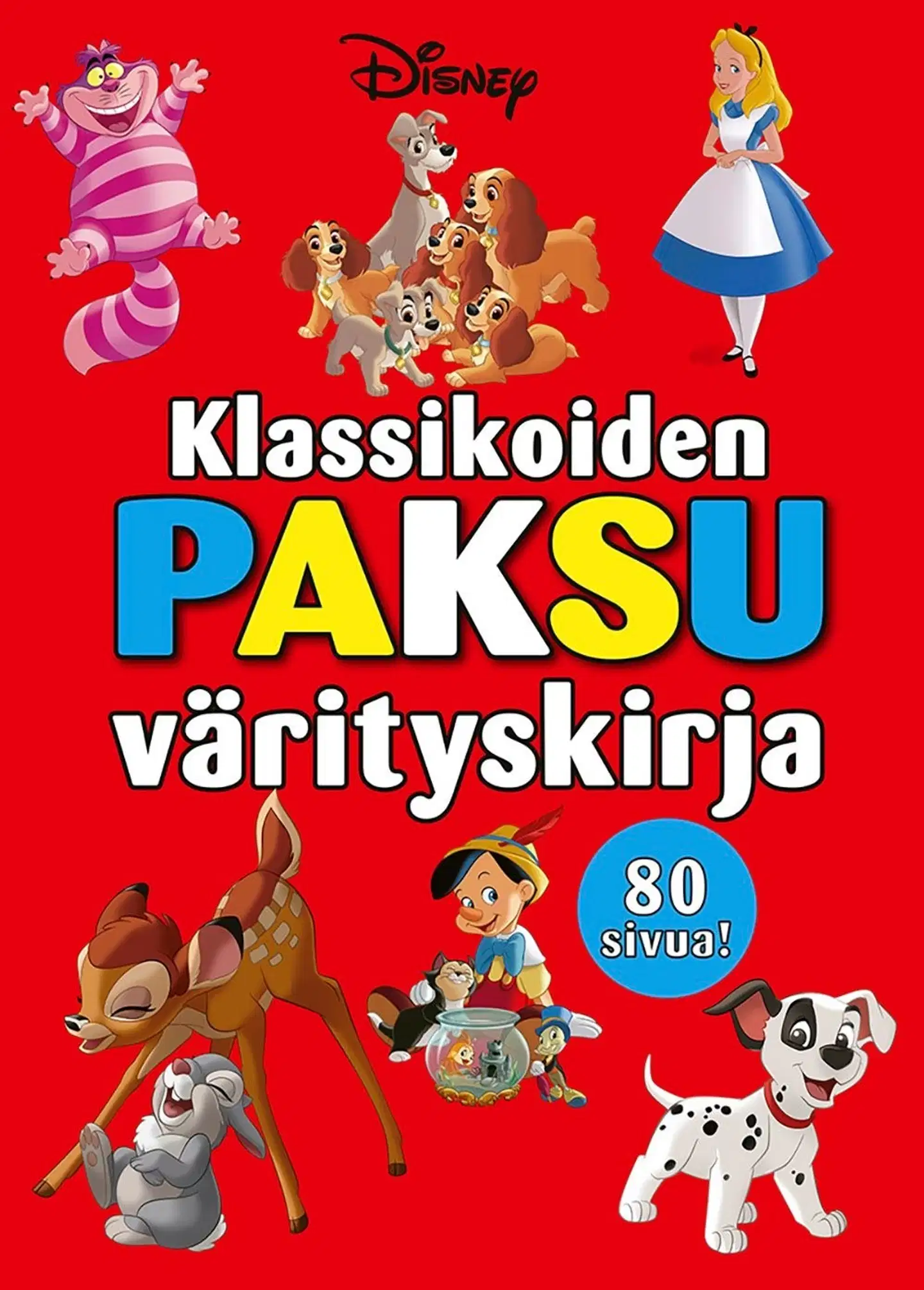 Disney Klassikoiden paksu värityskirja