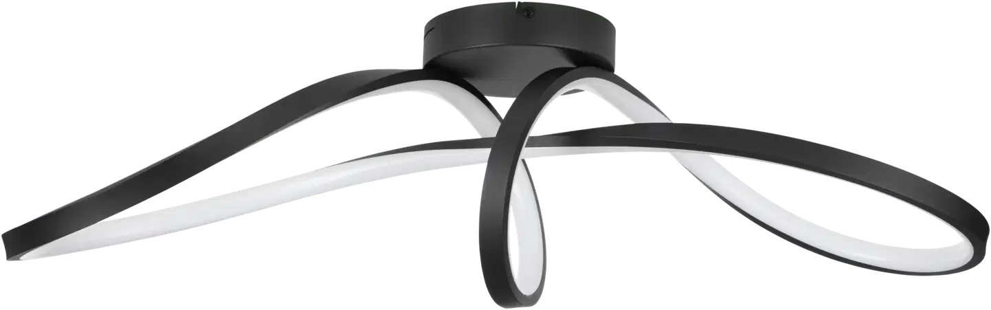 EGLO kattovalaisin Calarossa-z LED 22W RGB CCT musta/valkoinen - 1