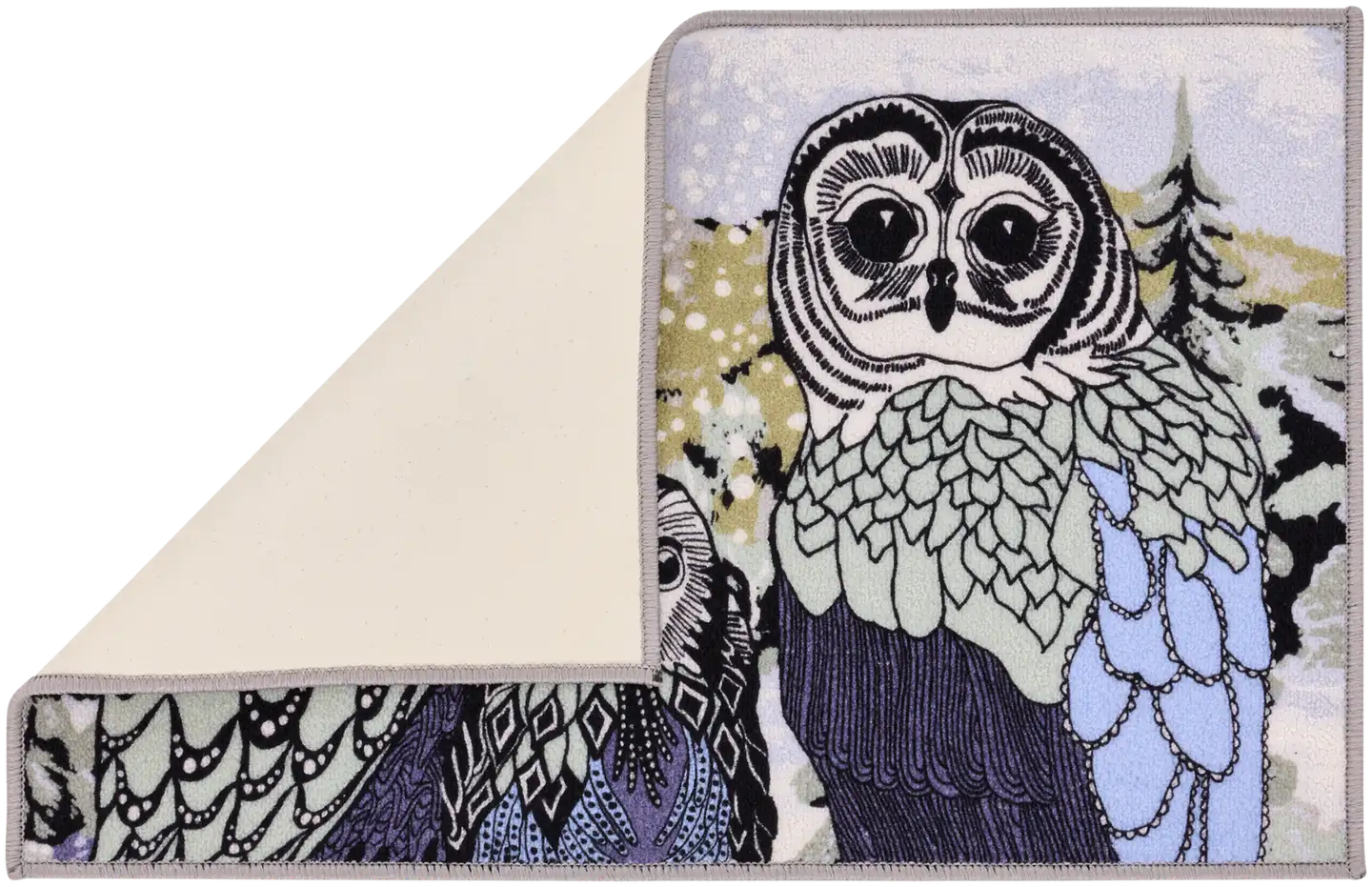 Vallila kynnysmatto Huhuu 50x80 cm bluegreen - 2