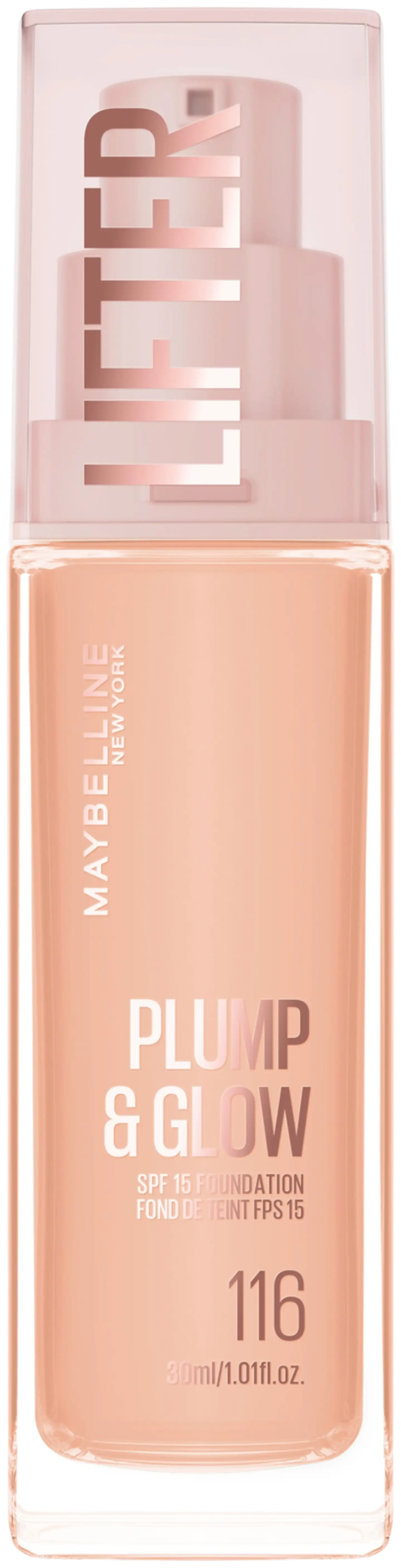 Maybelline New York Lifter Plump & Glow Meikkivoide 118 30 ml - 116 - 1