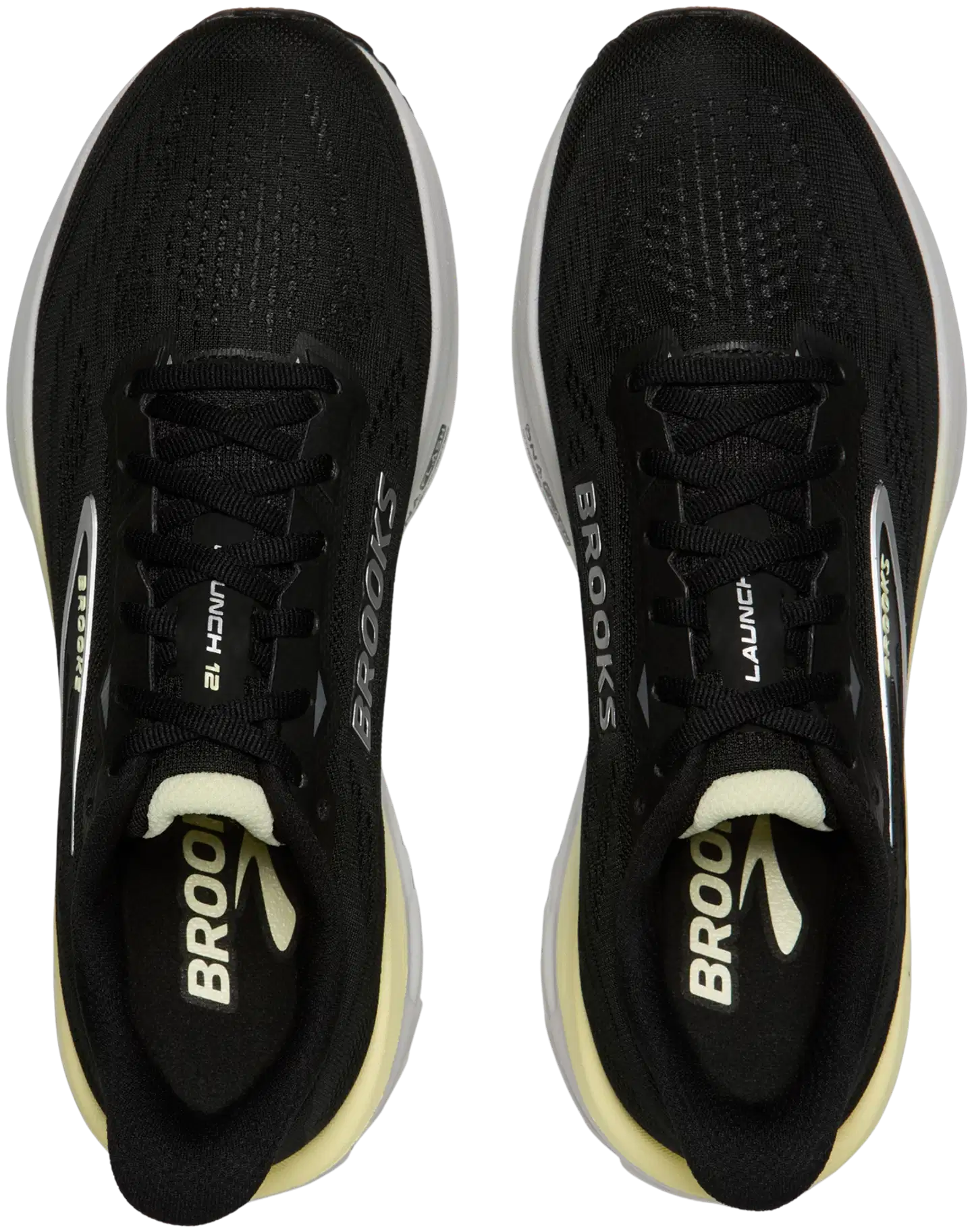 Brooks naisten juoksukengät Launch 12 - Black/Luminary/Oyster - 6