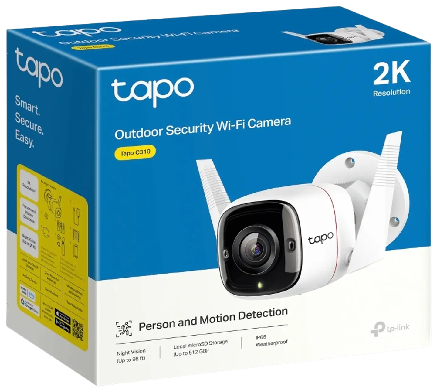 TP-Link Tapo C310 -valvontakamera ulkokäyttöön - 3