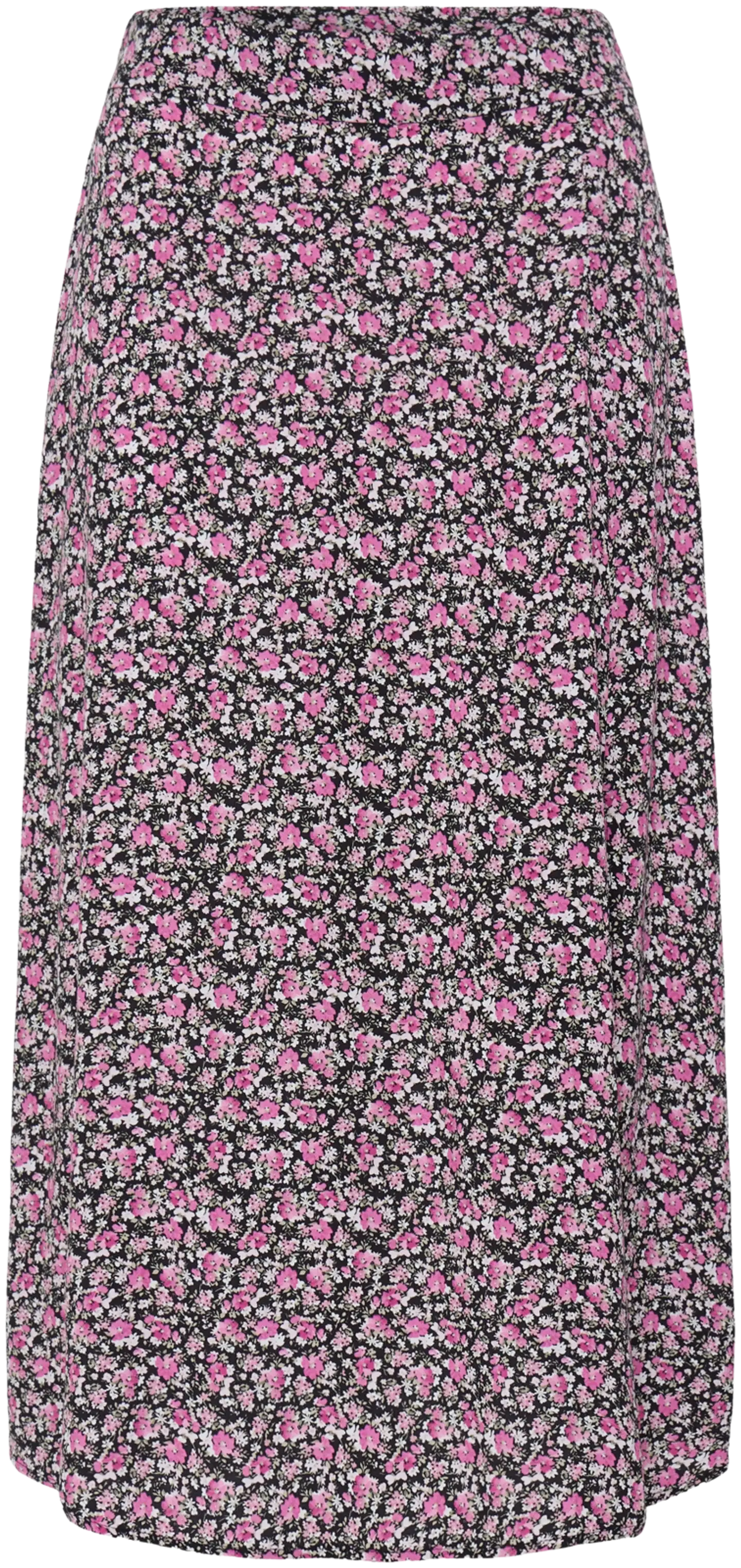 B.young naisten hame Bymmjoella midi - BLACK/PINK DITSY - 1