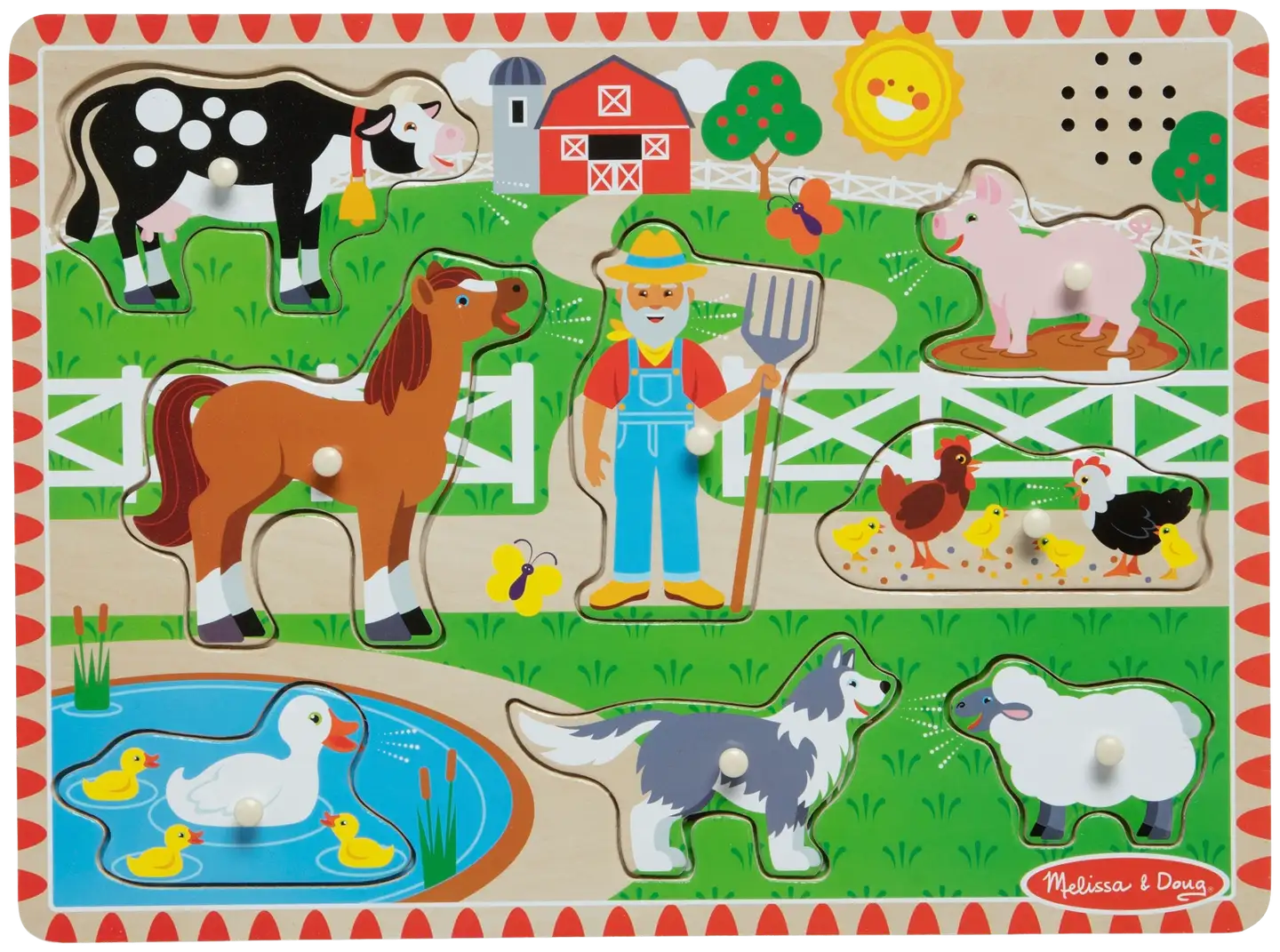 Melissa & doug Äänipalapeli Piippolan vaarilla oli talo (englanninkieliset laulut) - 2