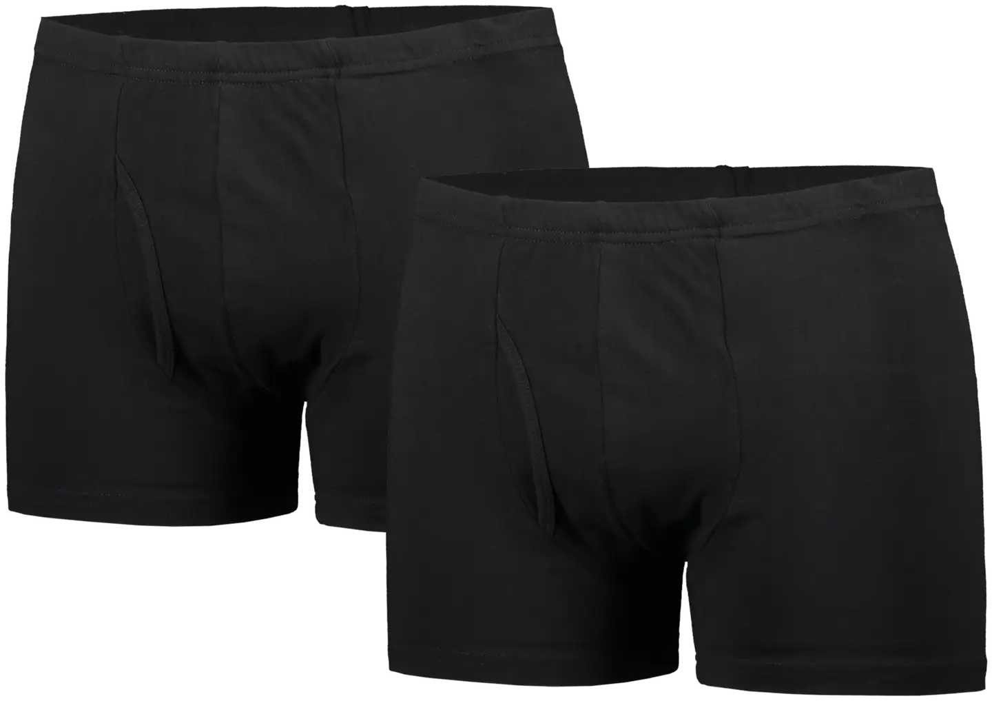 Black Horse miesten bokserit Basic 1/2-lahje 2-pack - MUSTA - 1