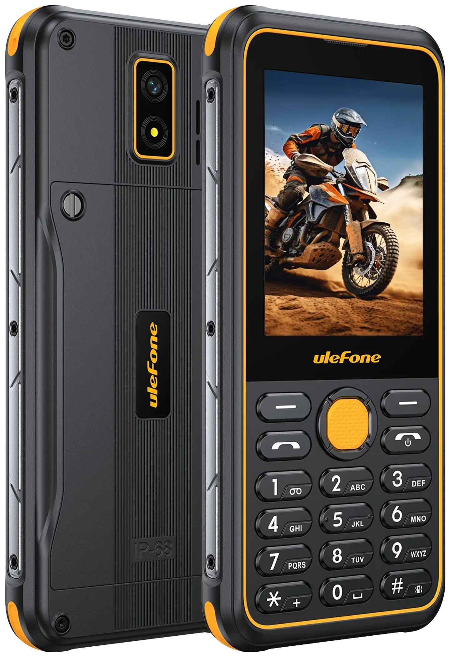 Ulefone Rugged-näppäinpuhelin Armor Mini 4 4G 128 MB musta - 1