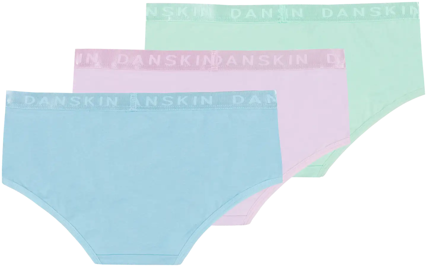 Danskin lasten hipsterit 61310 3-pack - skyride/orchid tint/dusty aqua - 2