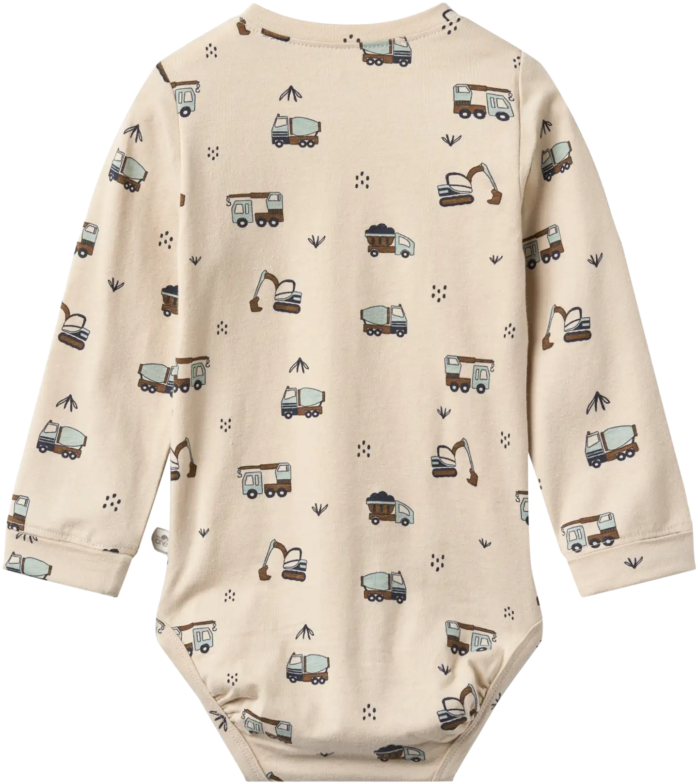 Tiny One vauvojen body Autot GOTS - Cement mini AOP - 2