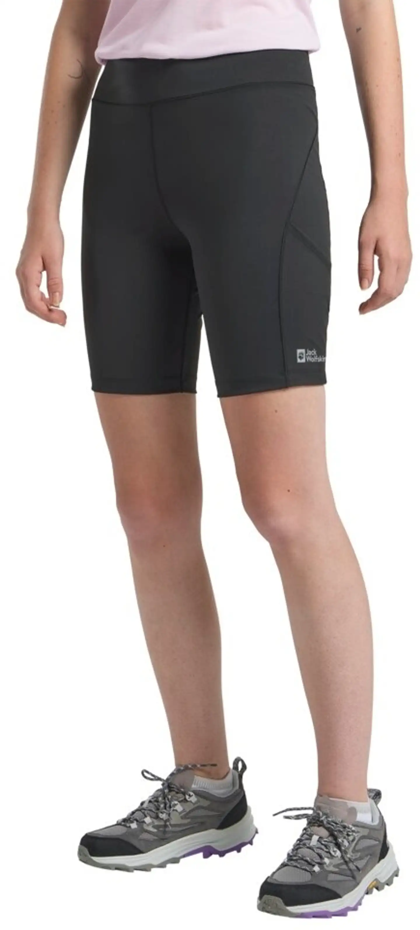 Jack Wolfskin naisten kensteig short w shortsit A63962 - BLACK - 3