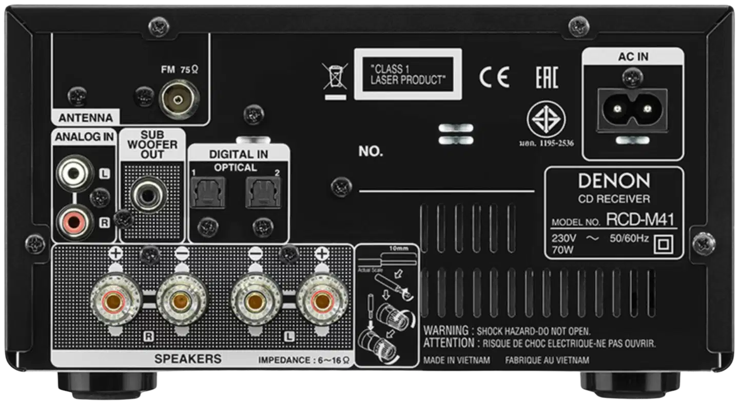 Denon RCD-M41 CD-viritinvahvistin - 2