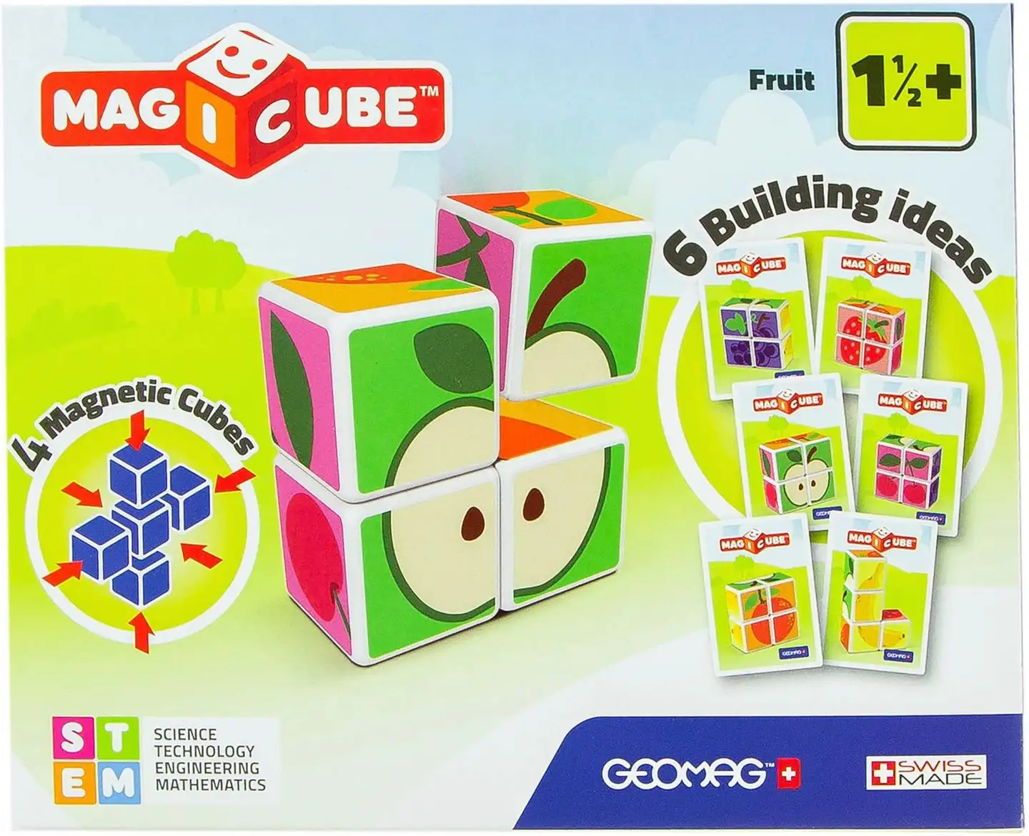 Geomag Magicube Hedelmät -magneettirakennussetti 7 osaa